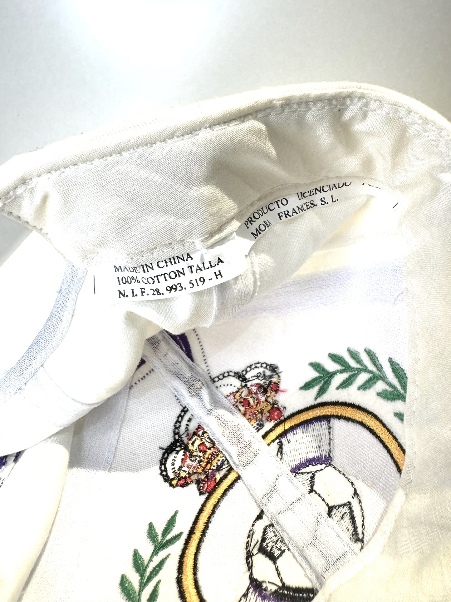 VINTAGE 90s REAL MADRID SOCCER SNAPBACK CAP HAT