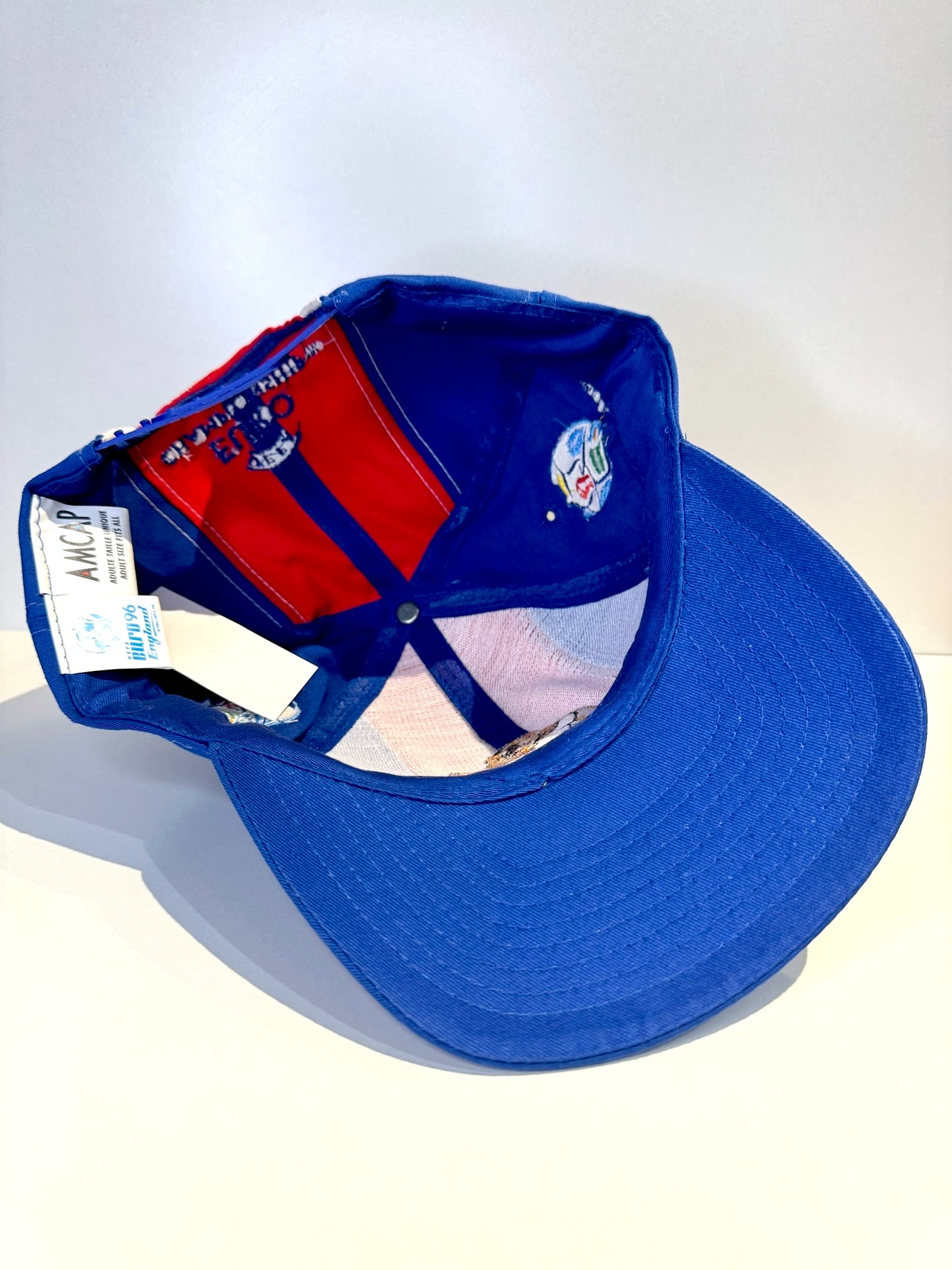 VINTAGE 1994 UEFA EURO 96 ENGLAND FOOTBALL SNAPBACK CAP HAT