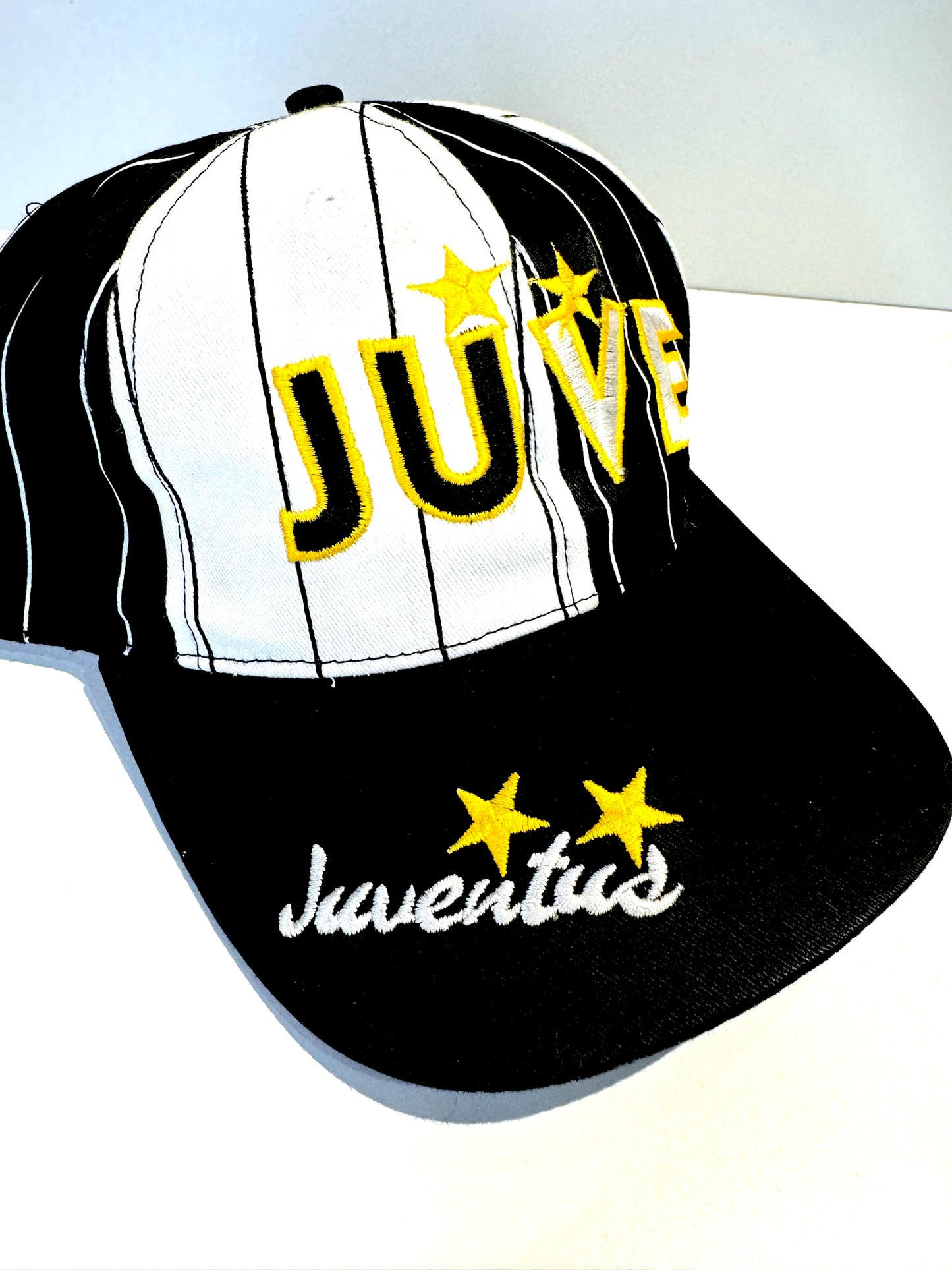 VINTAGE 90s JUVENTUS TURIN SOCCER SNAPBACK CAP HAT