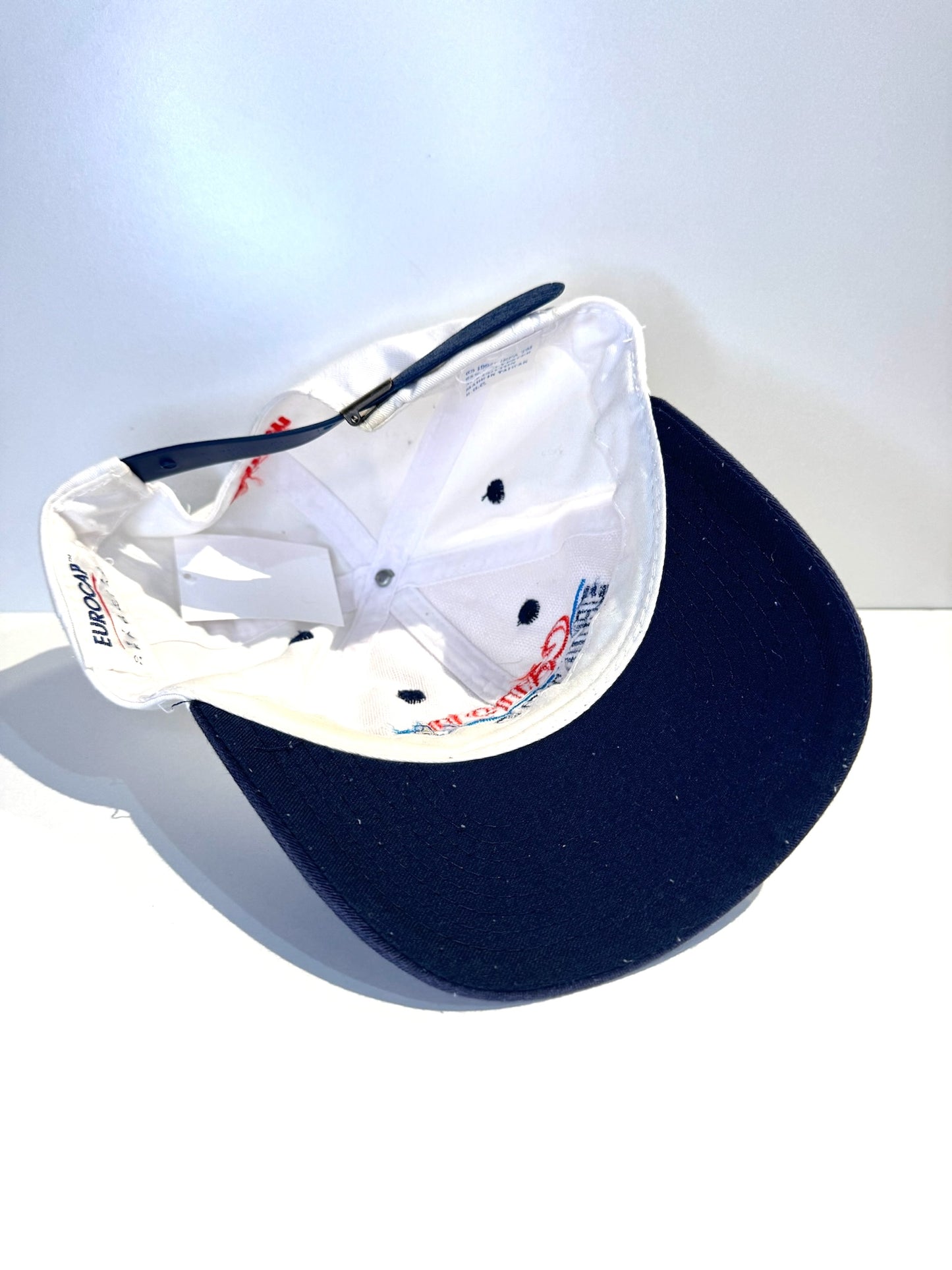 VINTAGE 1994 CANON EURO 96 FOOTBALL ENGLAND STRAPBACK CAP HAT