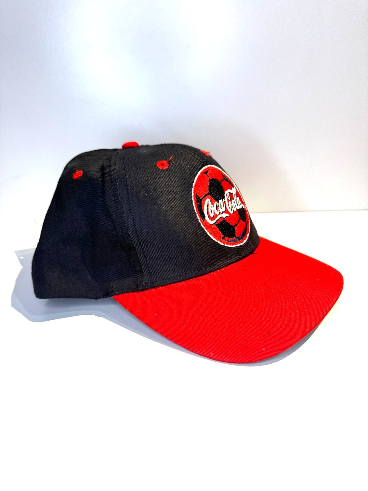 VINTAGE 90s COCA-COLA FOOTBALL SNAPBACK CAP HAT