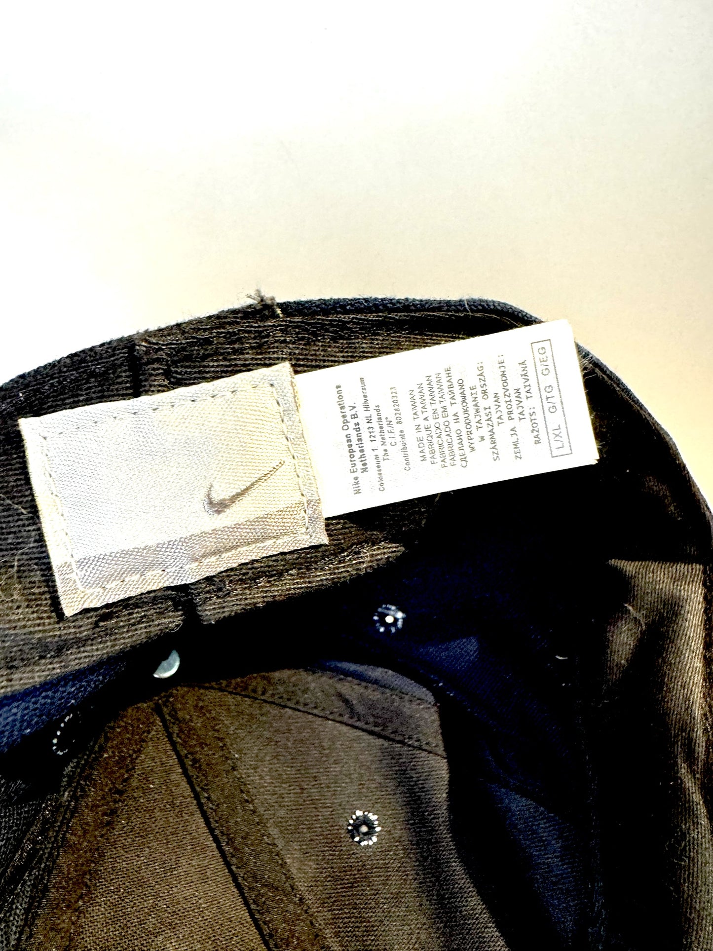 VINTAGE 90s NIKE "JUST DO IT" CAP HAT SZ: L/XL