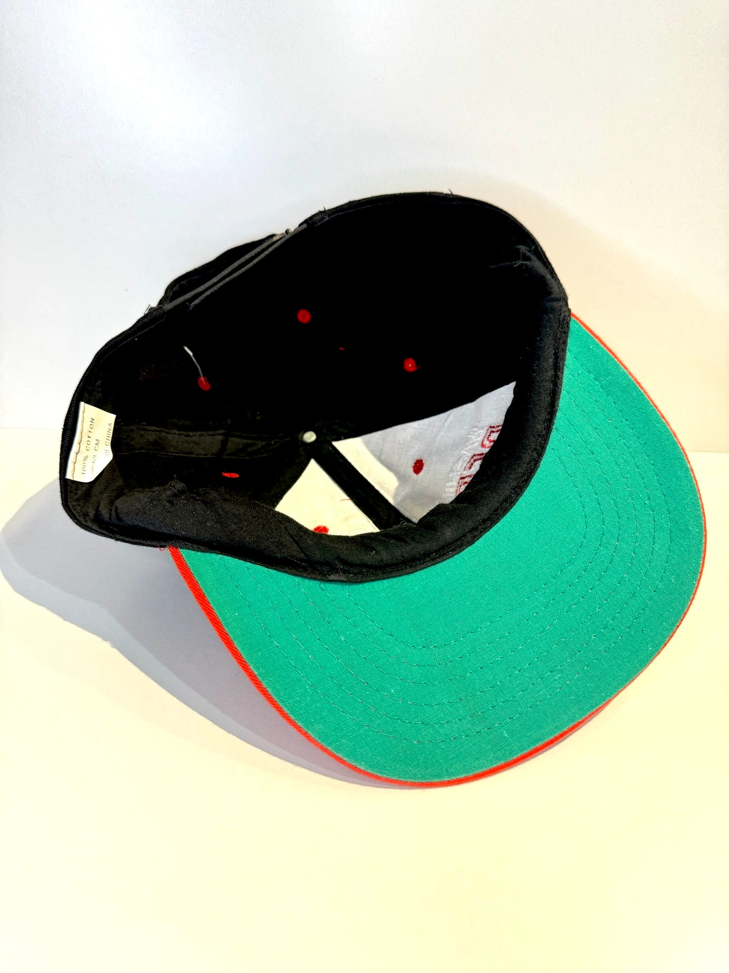 VINTAGE 90s CHICAGO BLACKHAWKS "NO BRAND" SNAPBACK CAP HAT