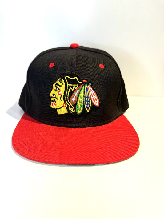 VINTAGE CHICAGO BLACKHAWKS TISA SNAPBACK CAP HAT