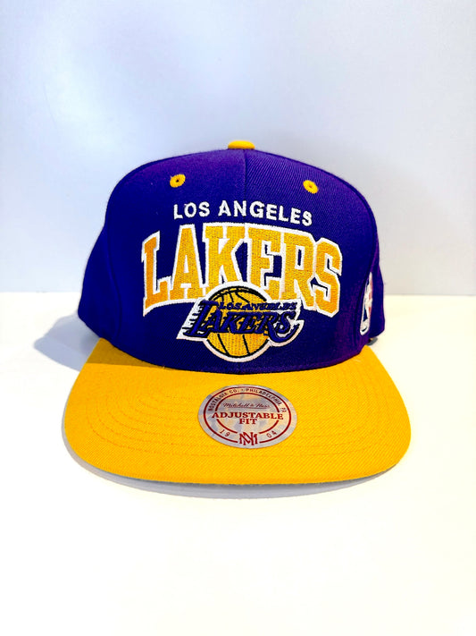 LOS ANGELES LAKERS MITCHELL & NESS SNAPBACK CAP HAT