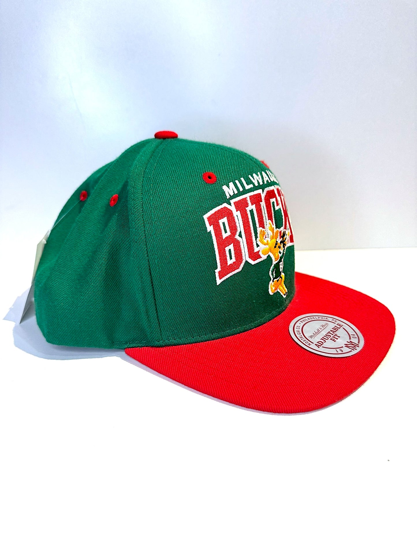 MILWAUKEE BUCKS MITCHELL & NESS SNAPBACK CAP HAT