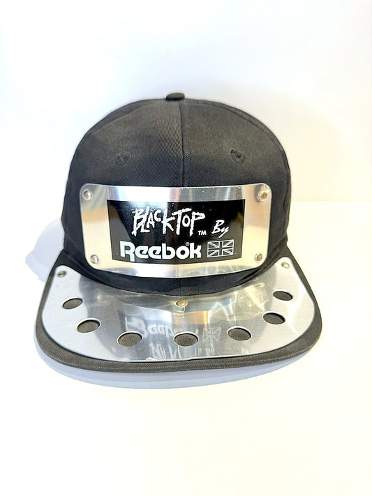 VINTAGE 90s BLACKTOP BY REEBOK METAL PLATE SNAPBACK CAP HAT