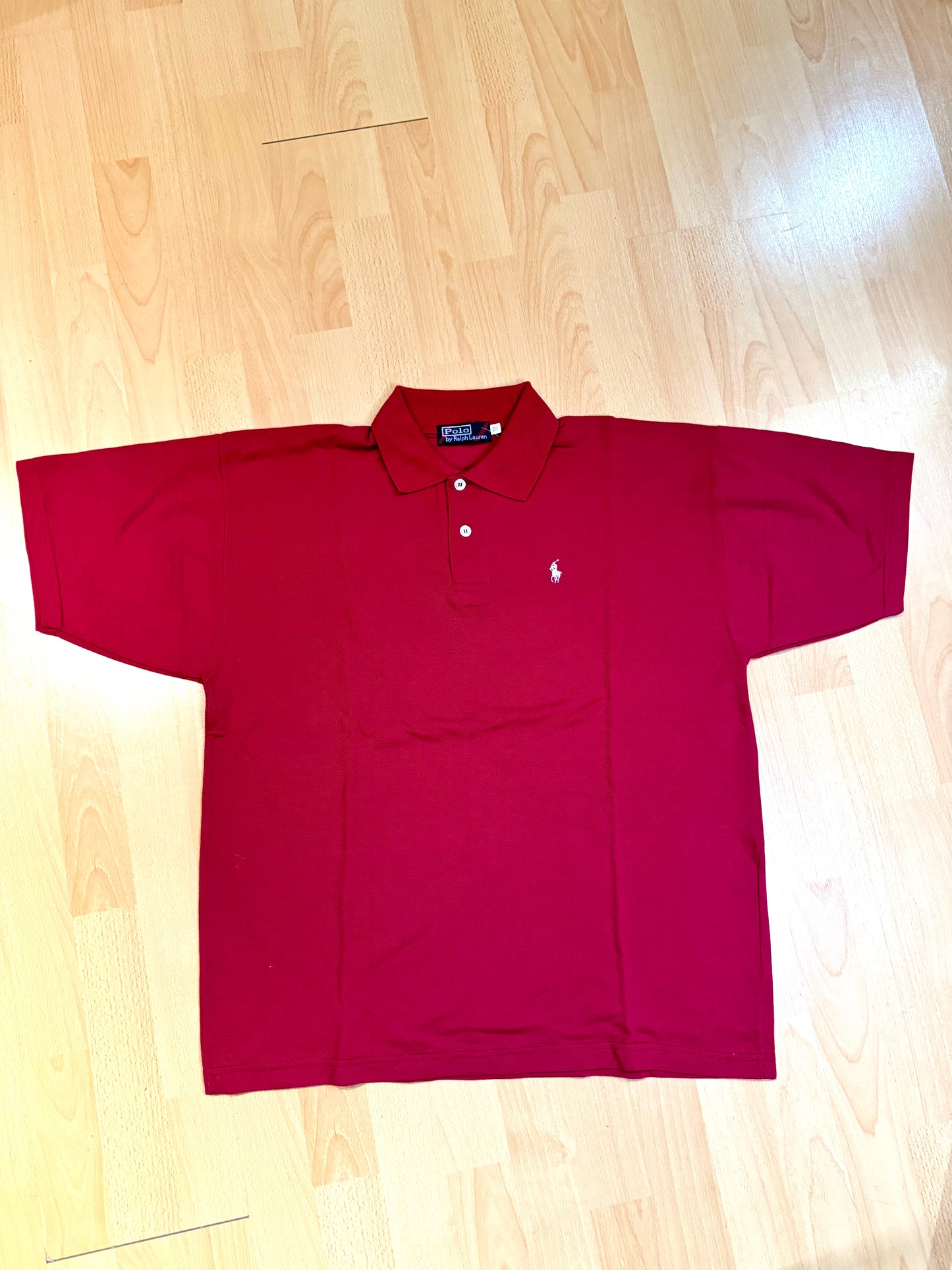 VINTAGE RALPH LAUREN POLO "BURGUNDY" SZ: M