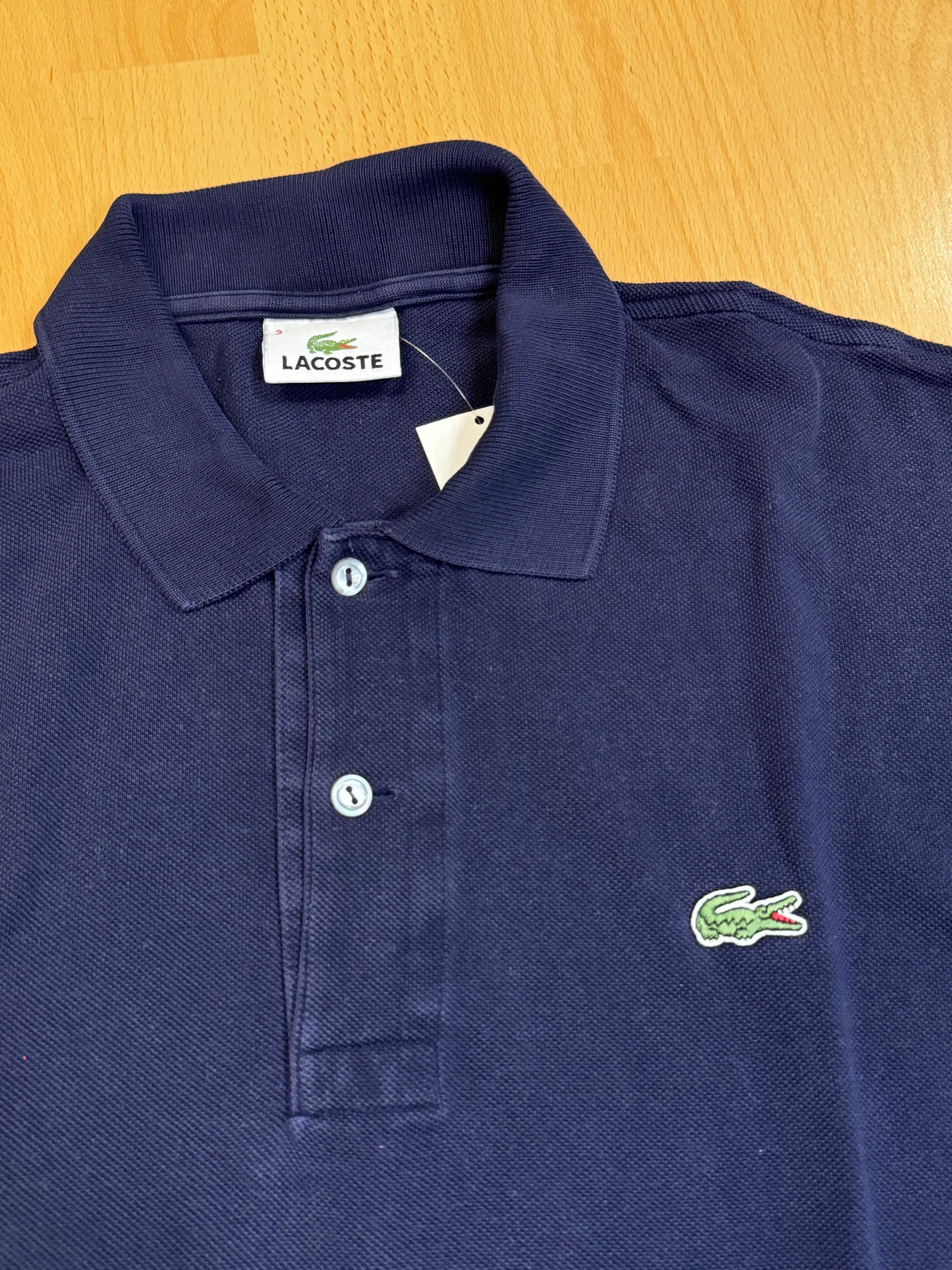 VINTAGE 00s LACOSTE "NAVY" POLO SZ: 3 = M