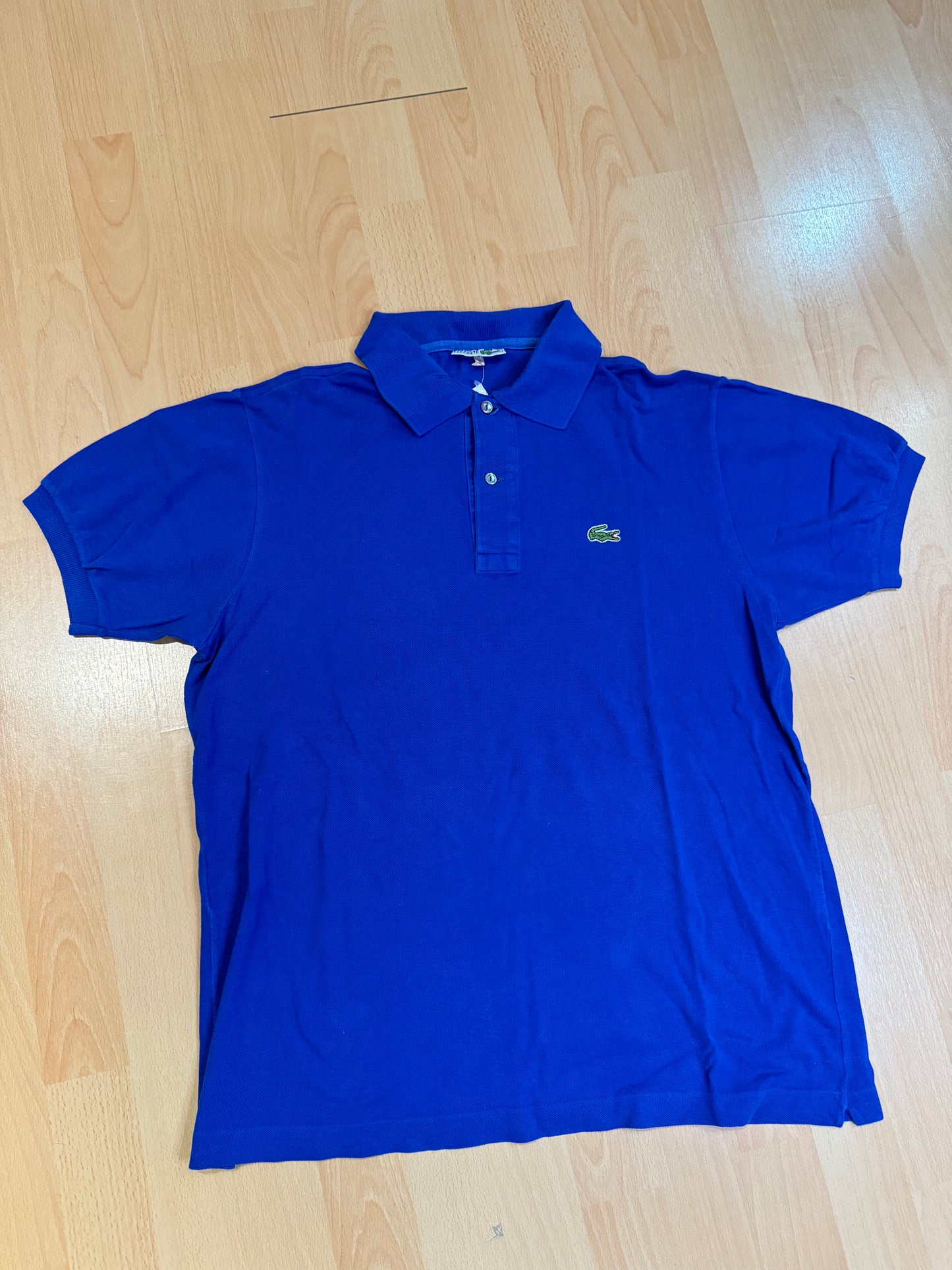 VINTAGE 80s LACOSTE "CHEMISE" MADE IN FRANCE POLO SZ: 5 = L
