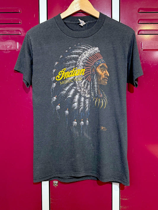 VINTAGE 1991 INDIAN MOTOCYLE "INDIAN CHIEF CLASSIC" MOTORCYCLES T-SHIRT  SZ: M