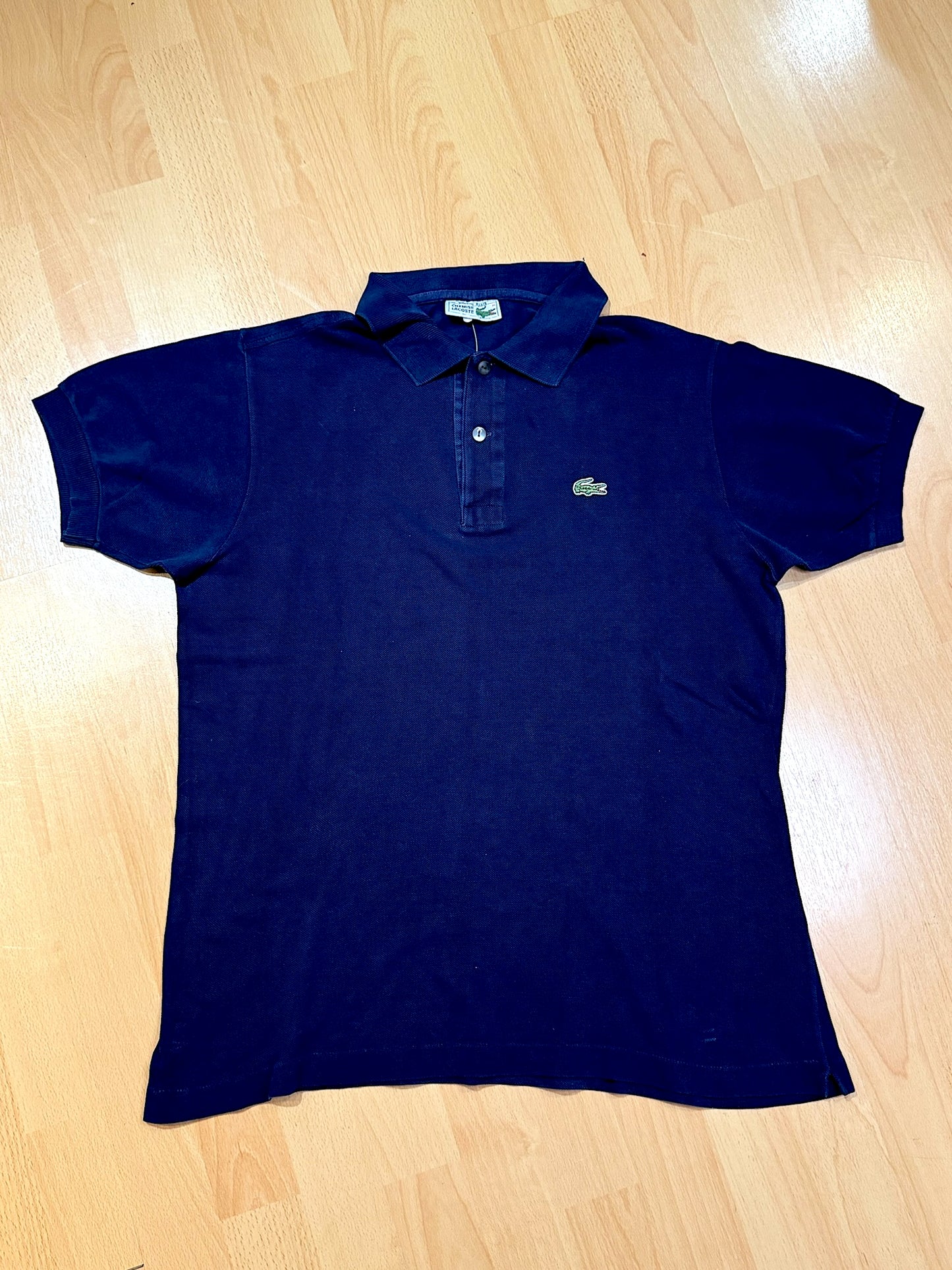 VINTAGE 80s LACOSTE "CHEMISE" MADE IN FRANCE POLO SZ: 5