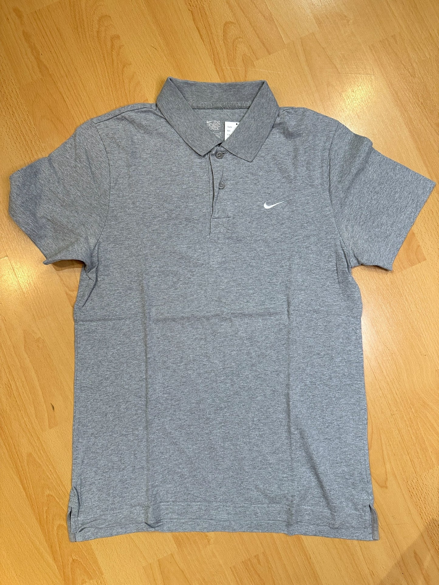 NIKE "GRAY" POLO SZ: M