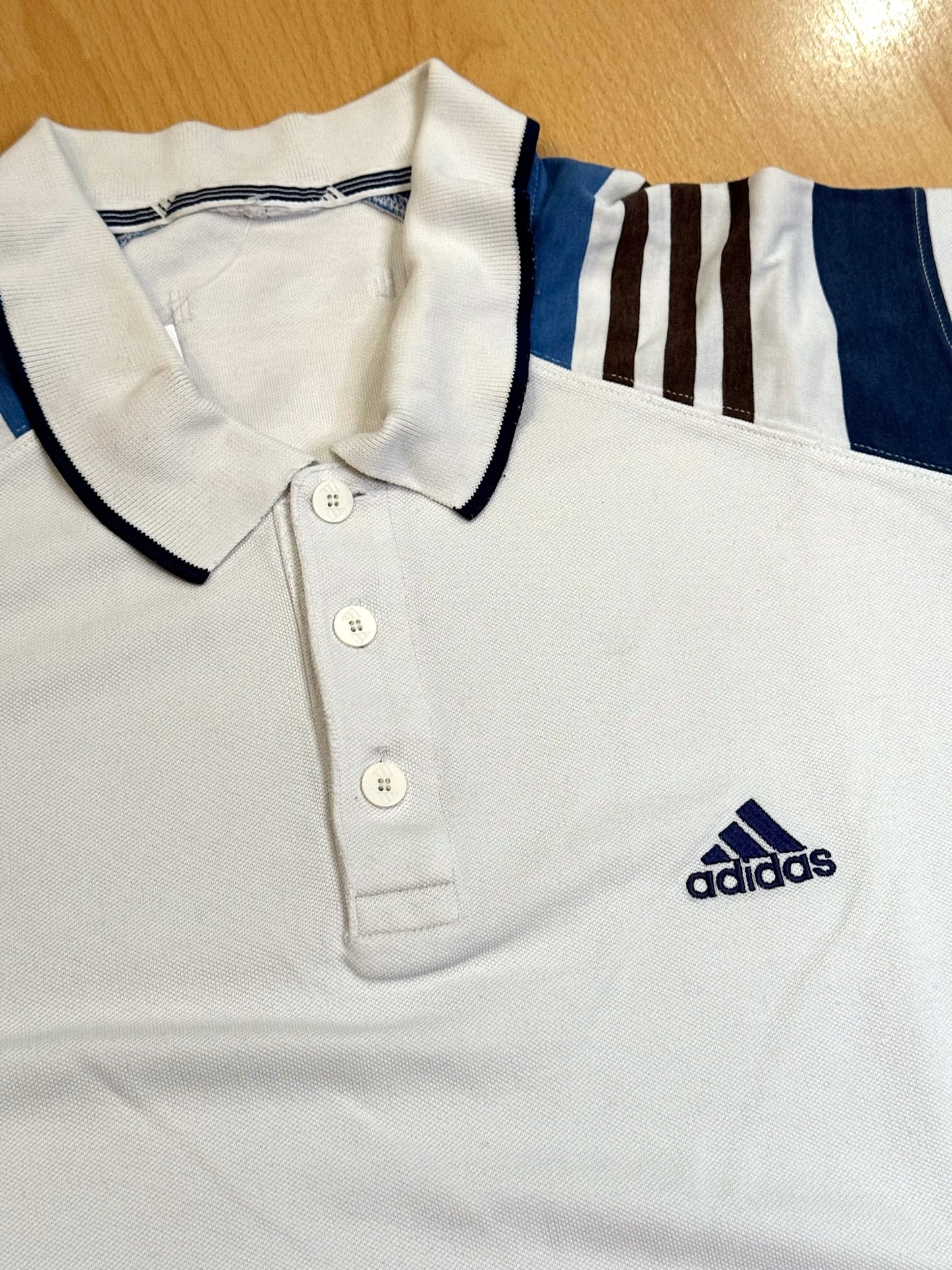 Vintage 00s ADIDAS TENNIS CLIMATE POLO SZ: L