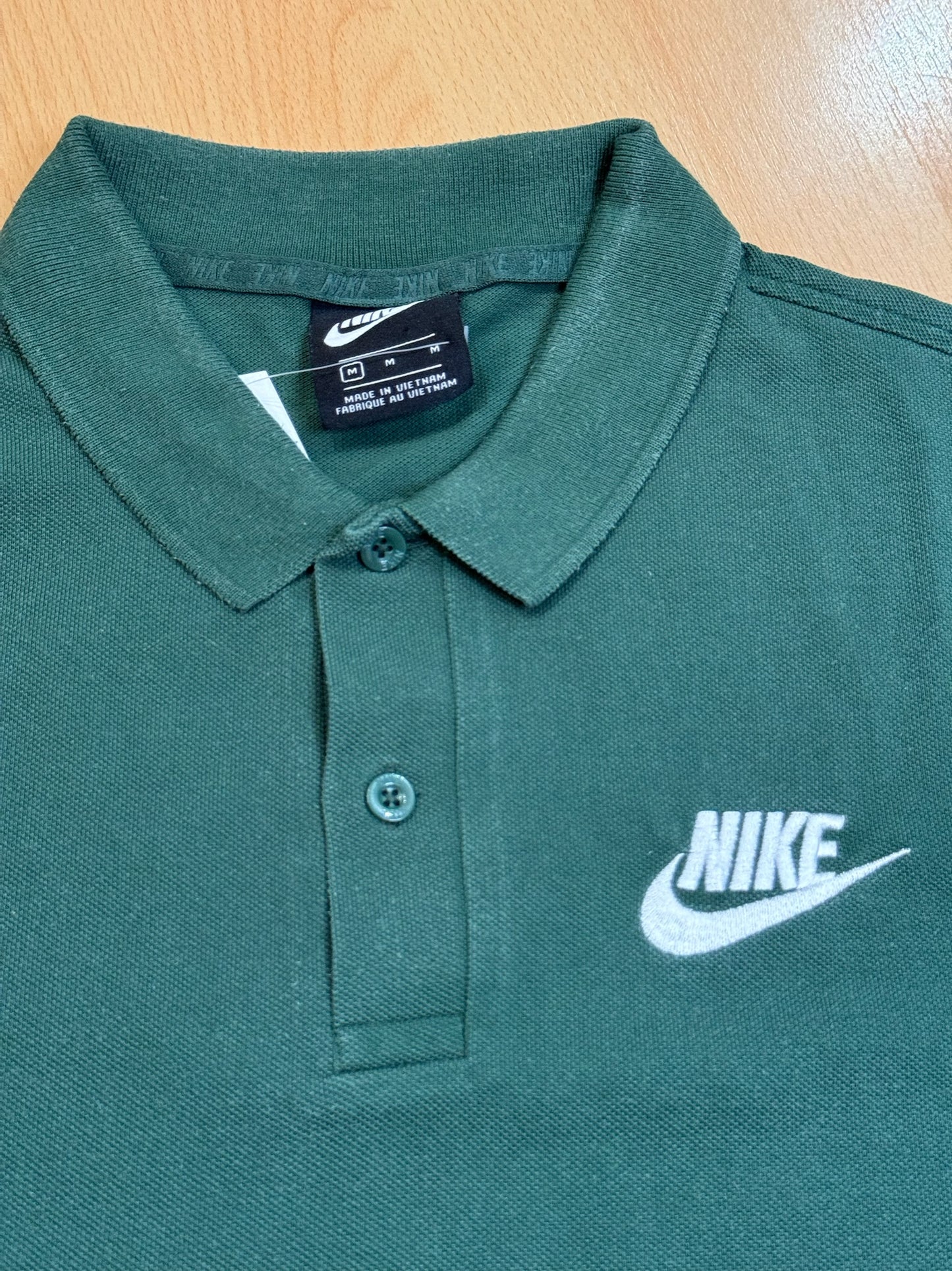 Vintage 00s NIKE "GREEN" POLO SZ: M