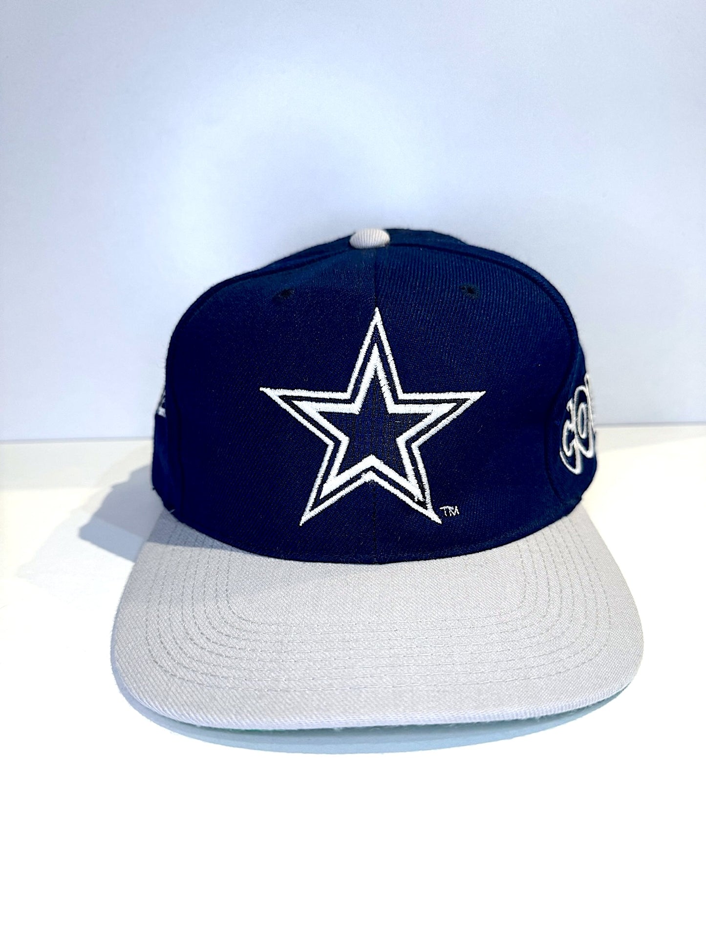 VINTAGE 90s DALLAS COWBOYS SPORTS SPECIALTIES "WOOL" SNAPBACK CAP HAT