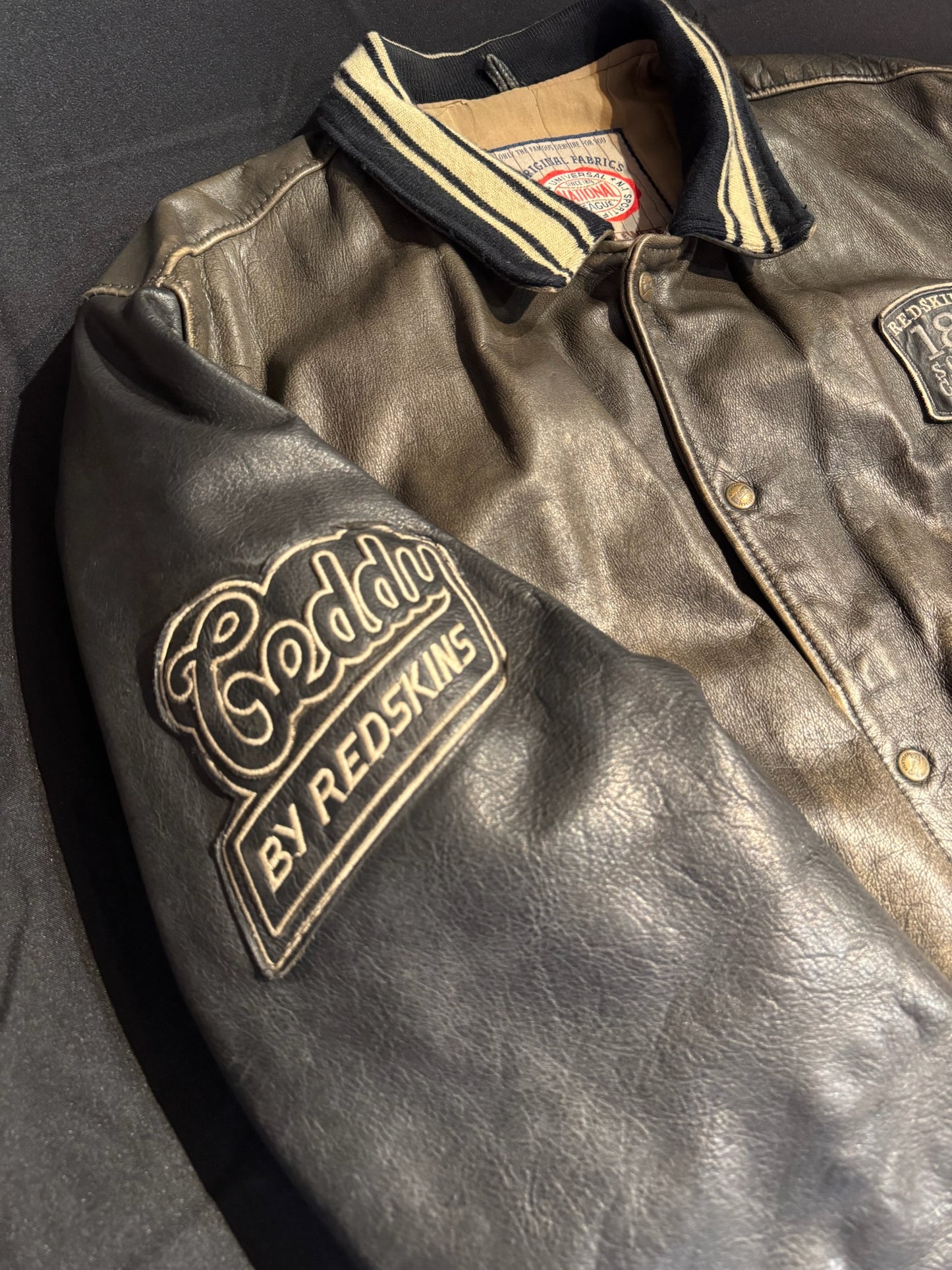 VINTAGE REDSKINS "NATIONAL LEAGUE" VARSITY JACKET SZ: 3XL