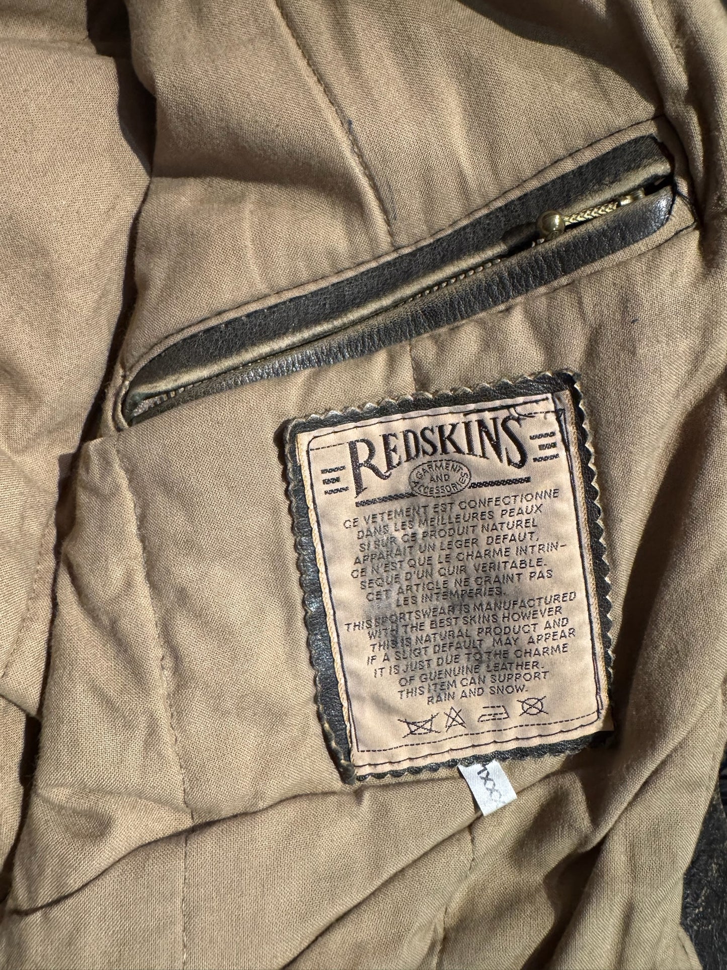 VINTAGE REDSKINS "NATIONAL LEAGUE" VARSITY JACKET SZ: 3XL