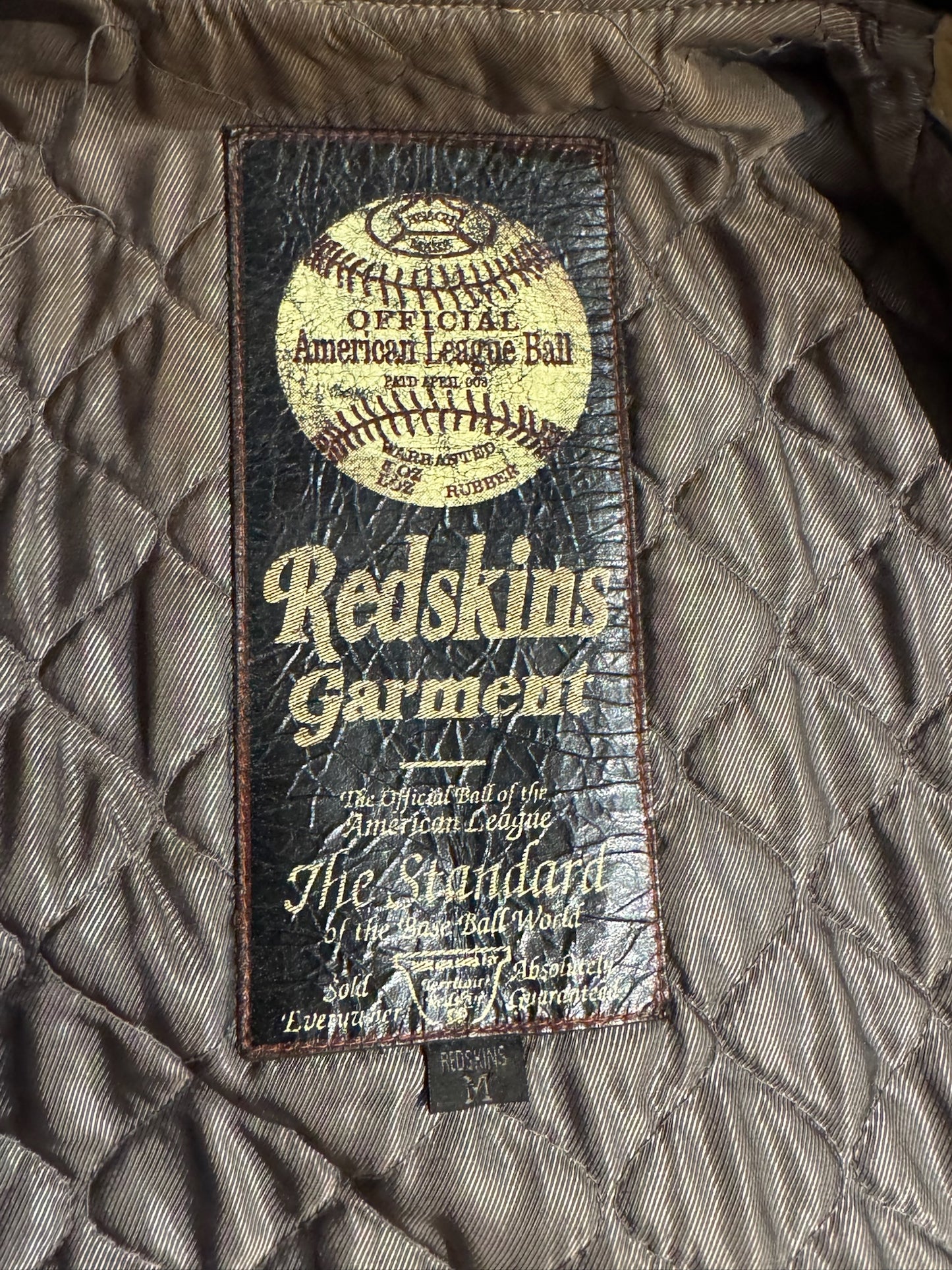 2003 REDSKINS "GARMENT" VARSITY JACKET SZ: M
