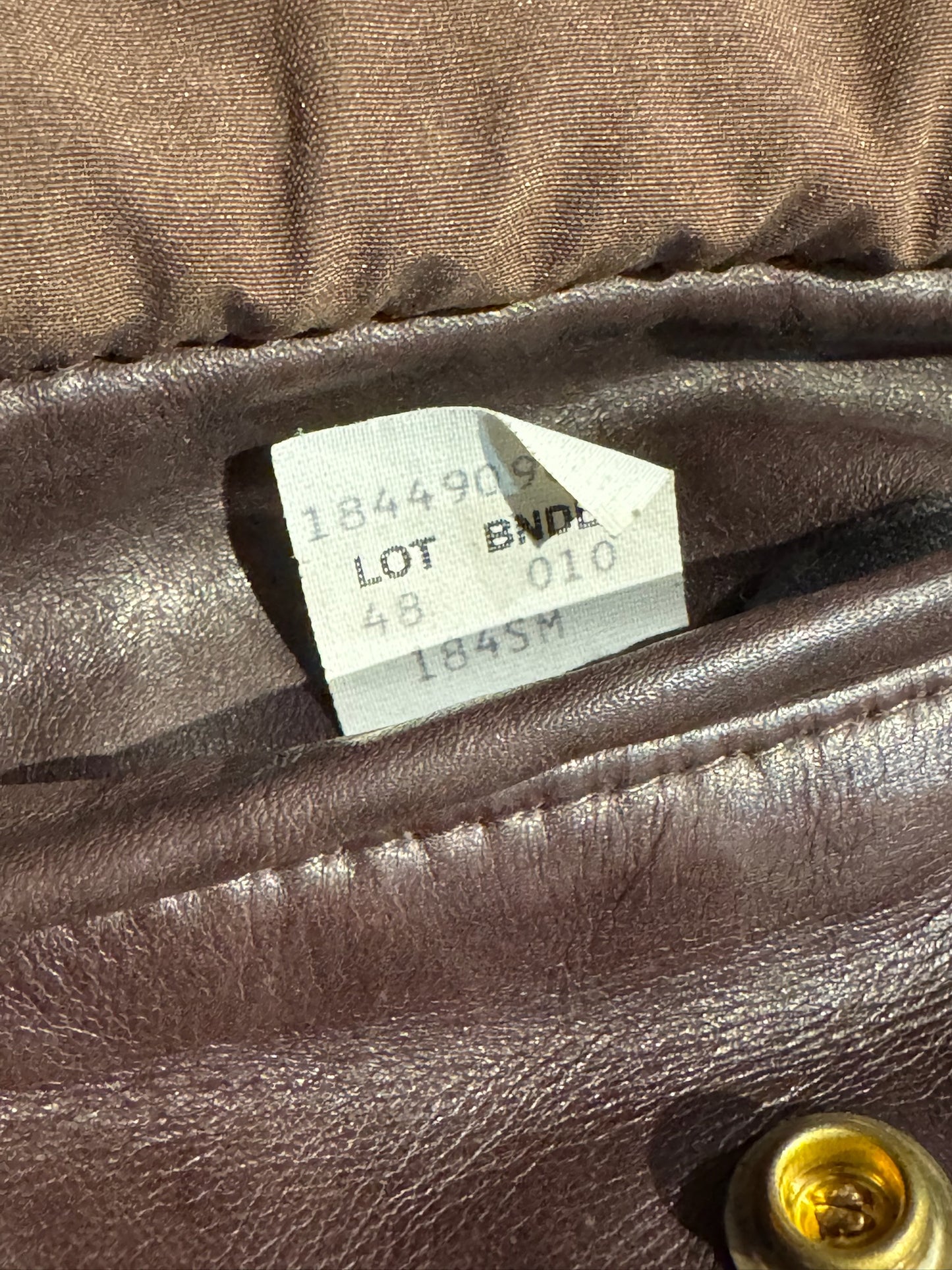 SCHOTT N.Y.C 184SM (MADE IN USA) FLIGHT JACKET SZ: 48