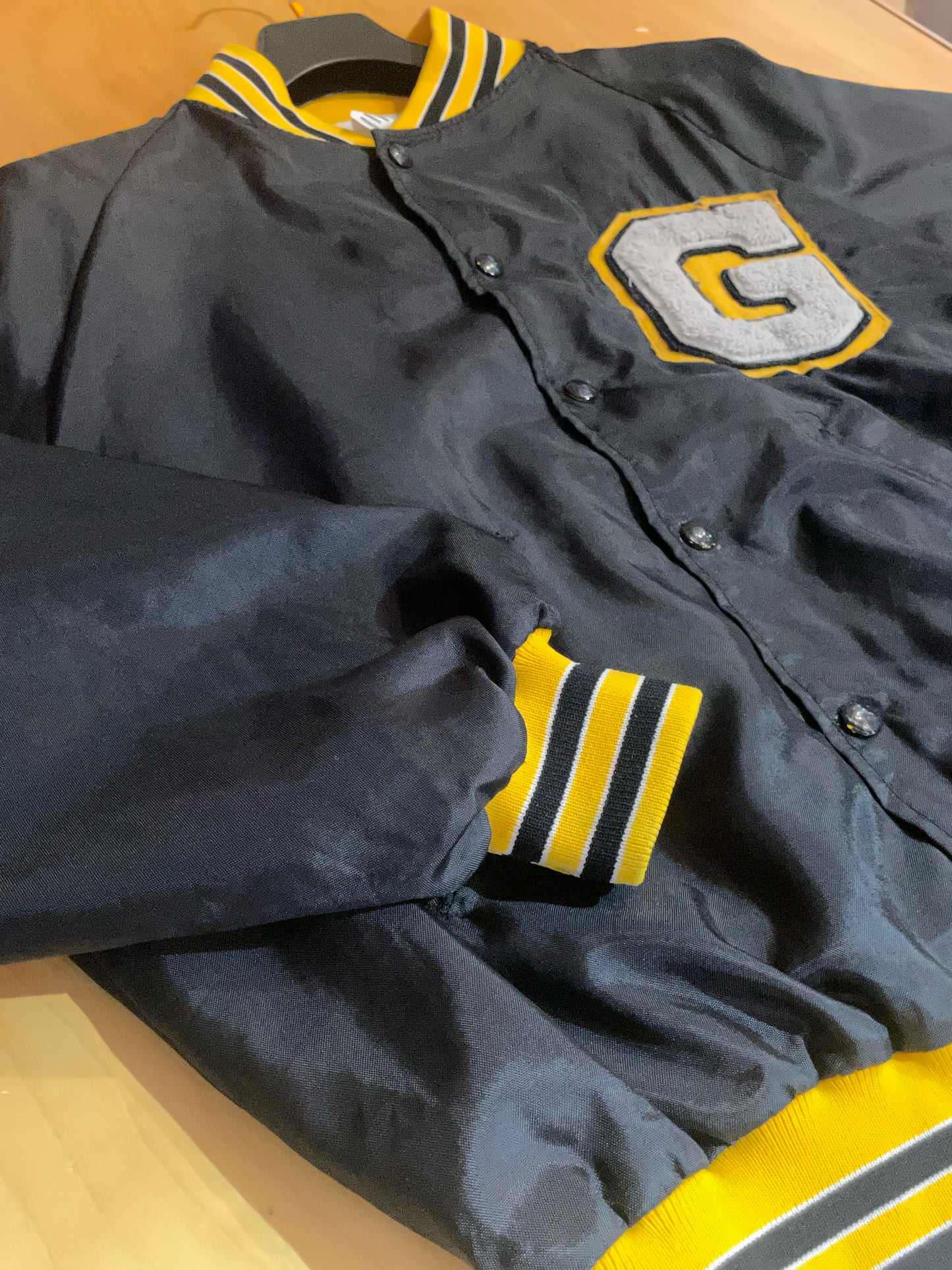 VINTAGE GALESBURG UNIVERSITY TEDDY JACKET SZ: M