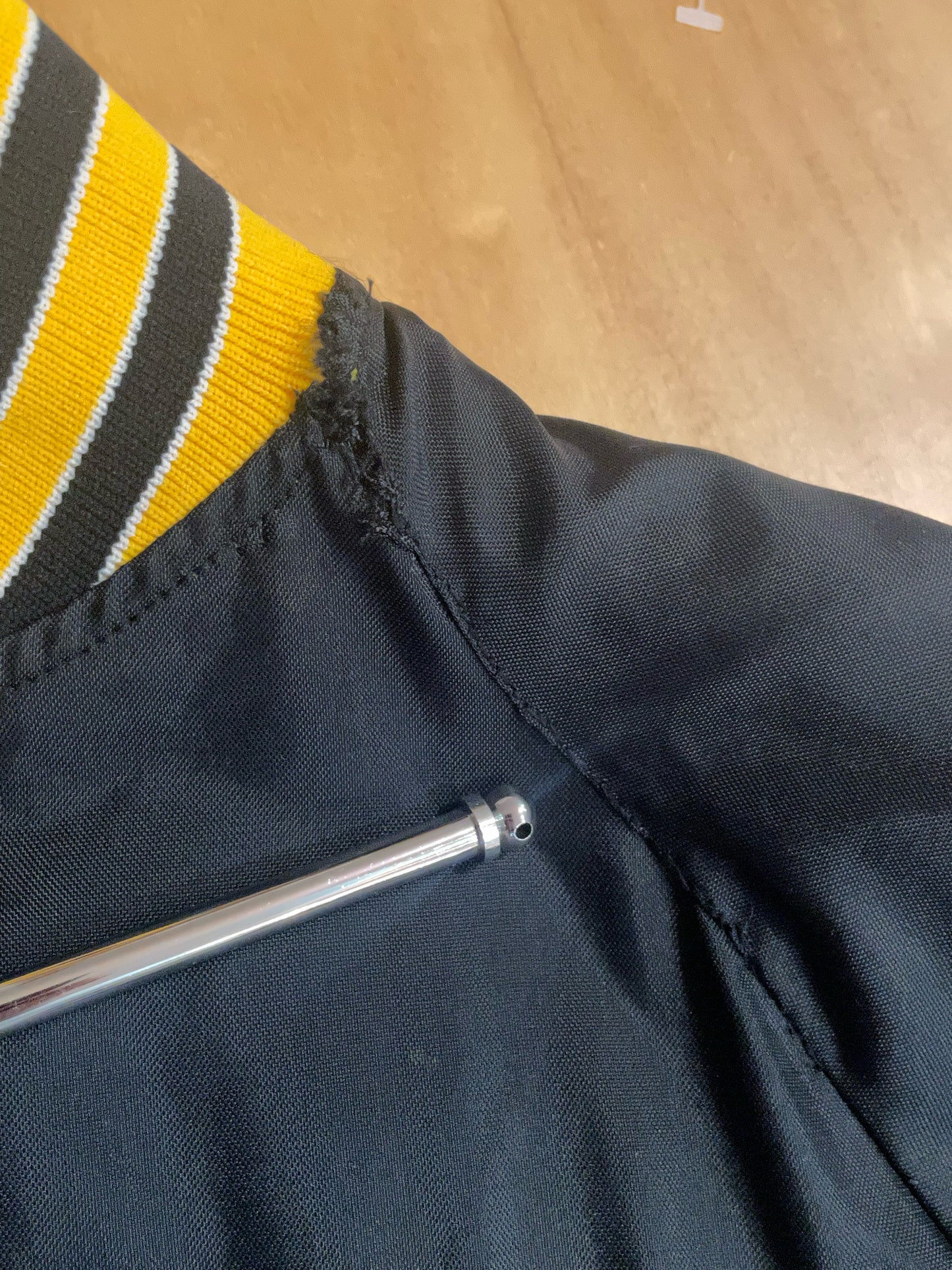VINTAGE GALESBURG UNIVERSITY TEDDY JACKET SZ: M