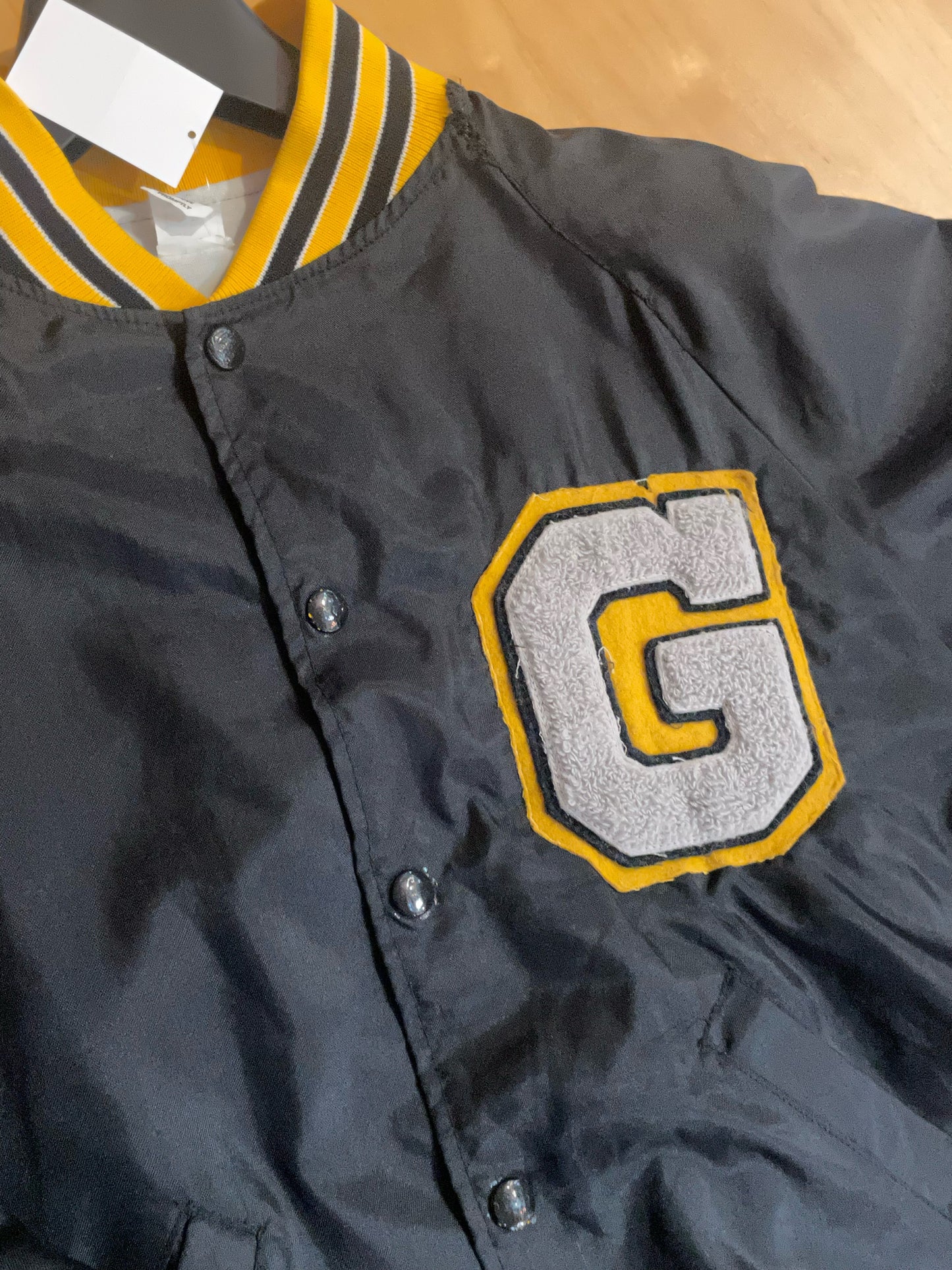 VINTAGE GALESBURG UNIVERSITY TEDDY JACKET SZ: M