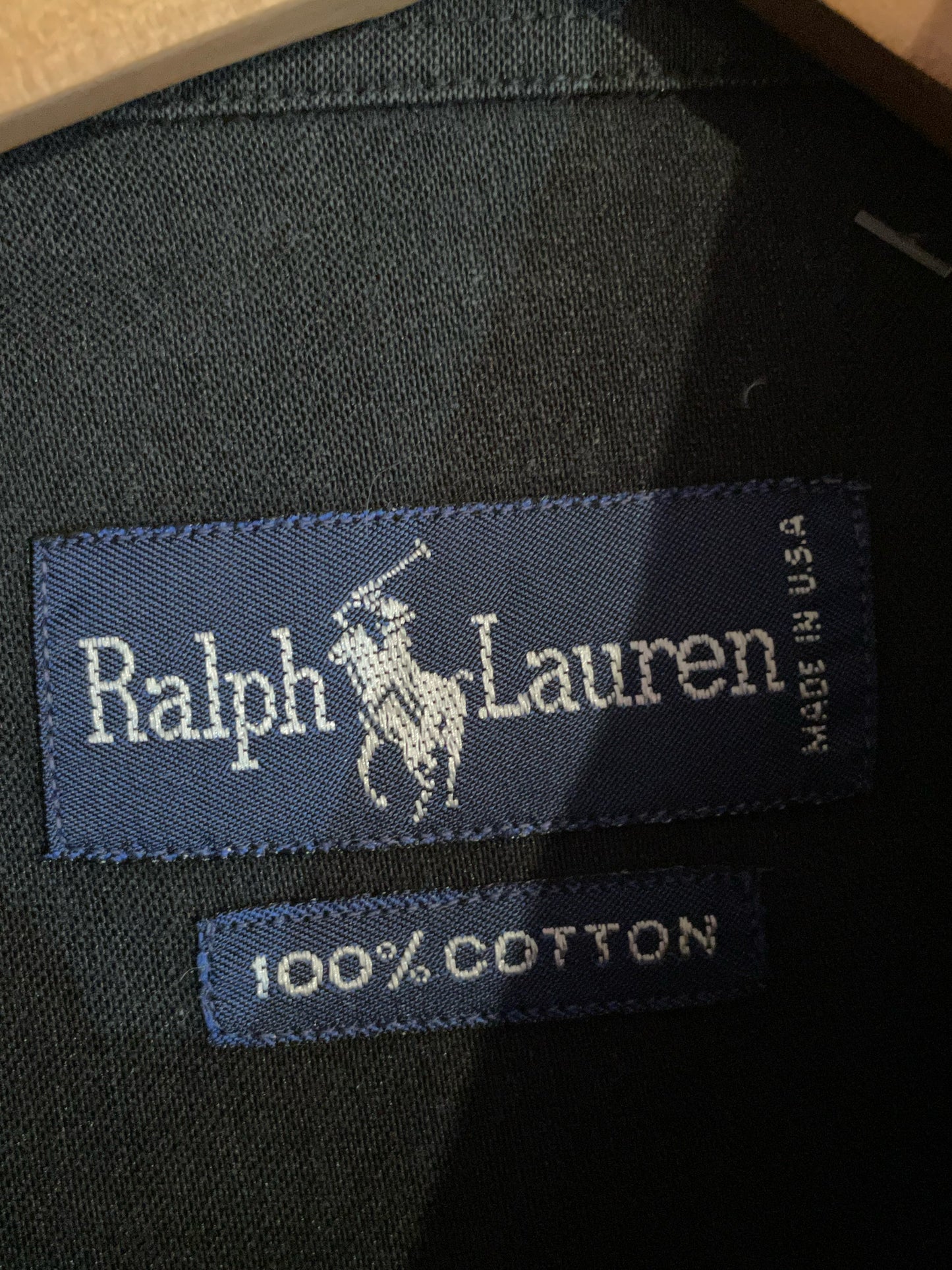 VINTAGE RALPH LAUREN MADE IN USA SHIRT SZ: XL
