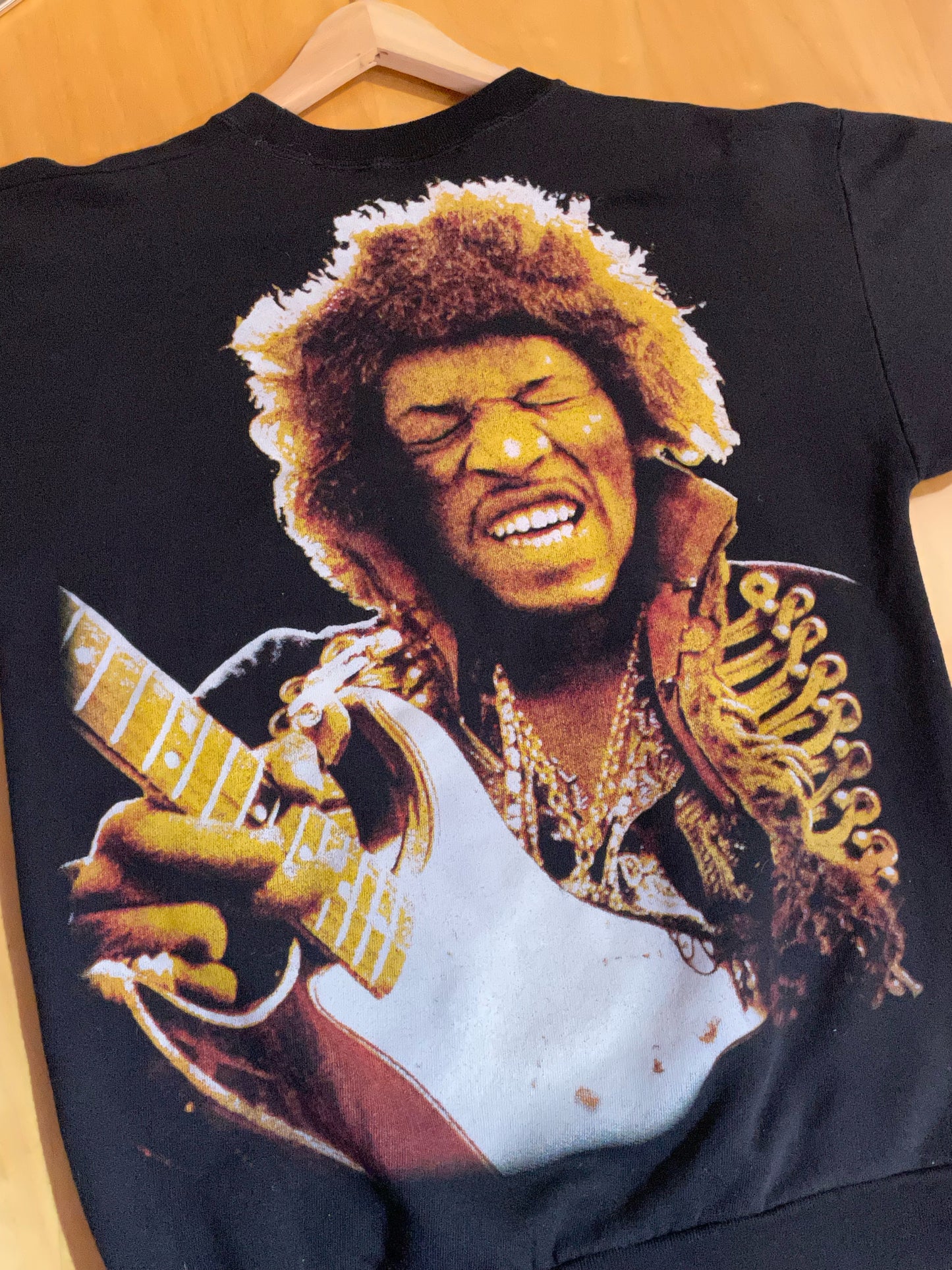 VINTAGE 90s JIMI HENDRIX CREWNECK SWEATSHIRT SZ: M