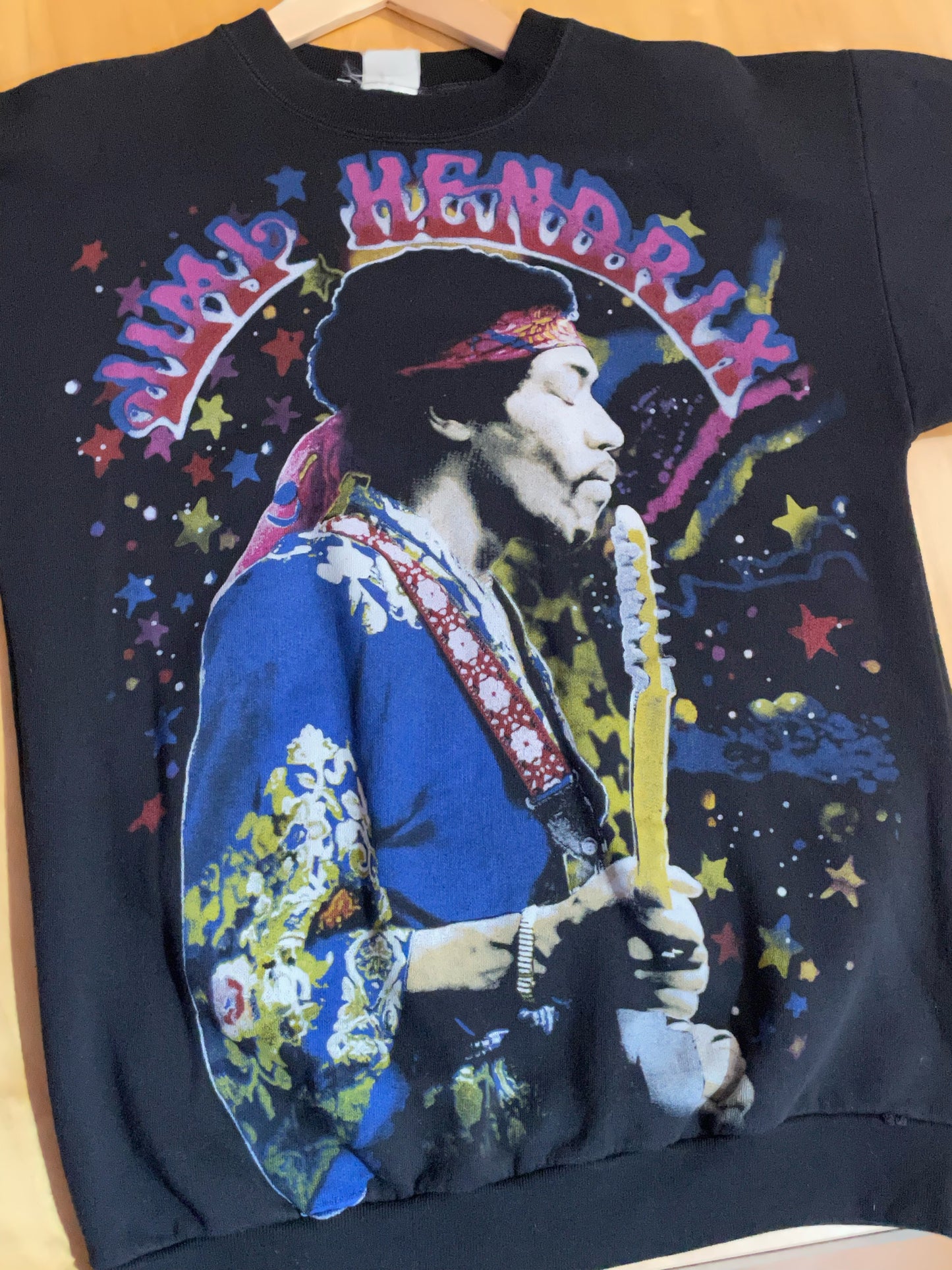 VINTAGE 90s JIMI HENDRIX CREWNECK SWEATSHIRT SZ: M