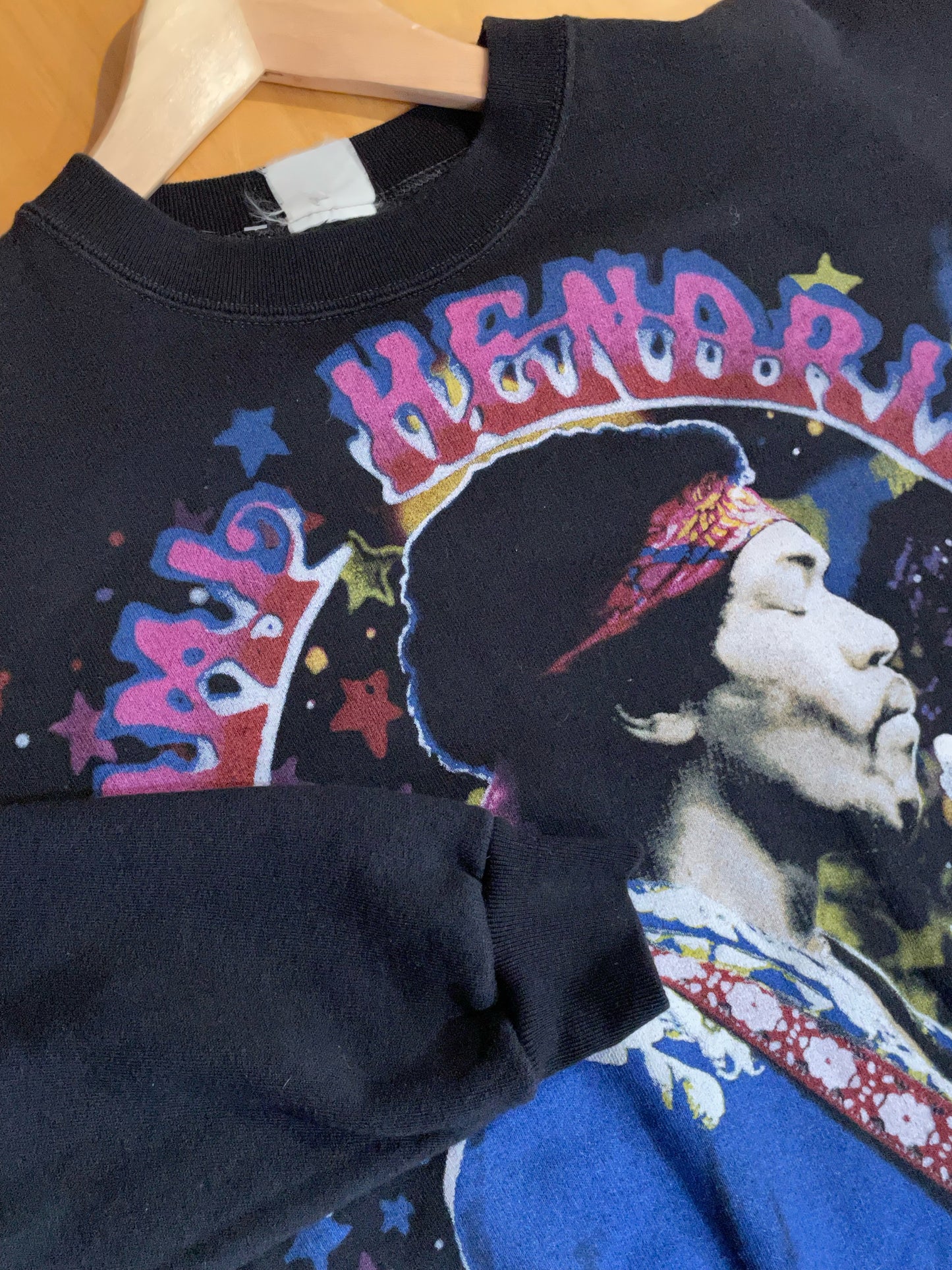 VINTAGE 90s JIMI HENDRIX CREWNECK SWEATSHIRT SZ: M