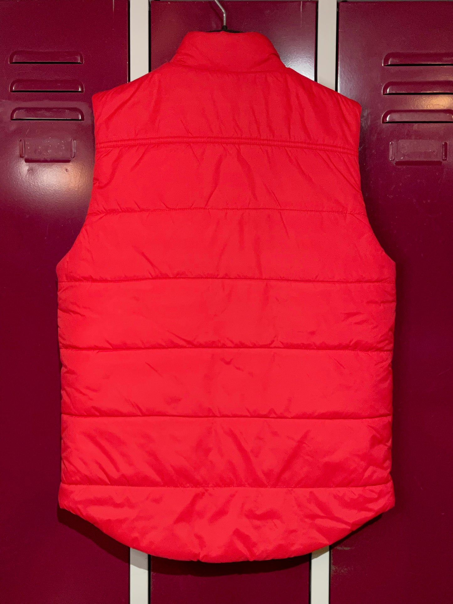 CROOKS & CASTLE REVERSIBLE BUTTON PUFFER VEST  SZ: M