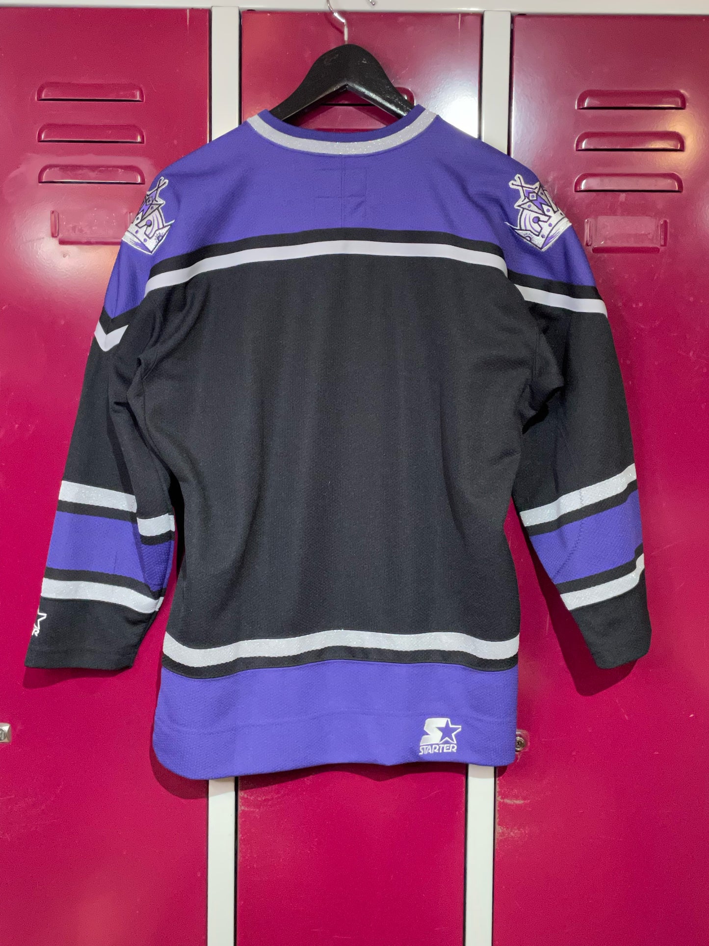 VINTAGE 90s STARTER LOS ANGELES KINGS NHL HOCKEY JERSEY SZ: S