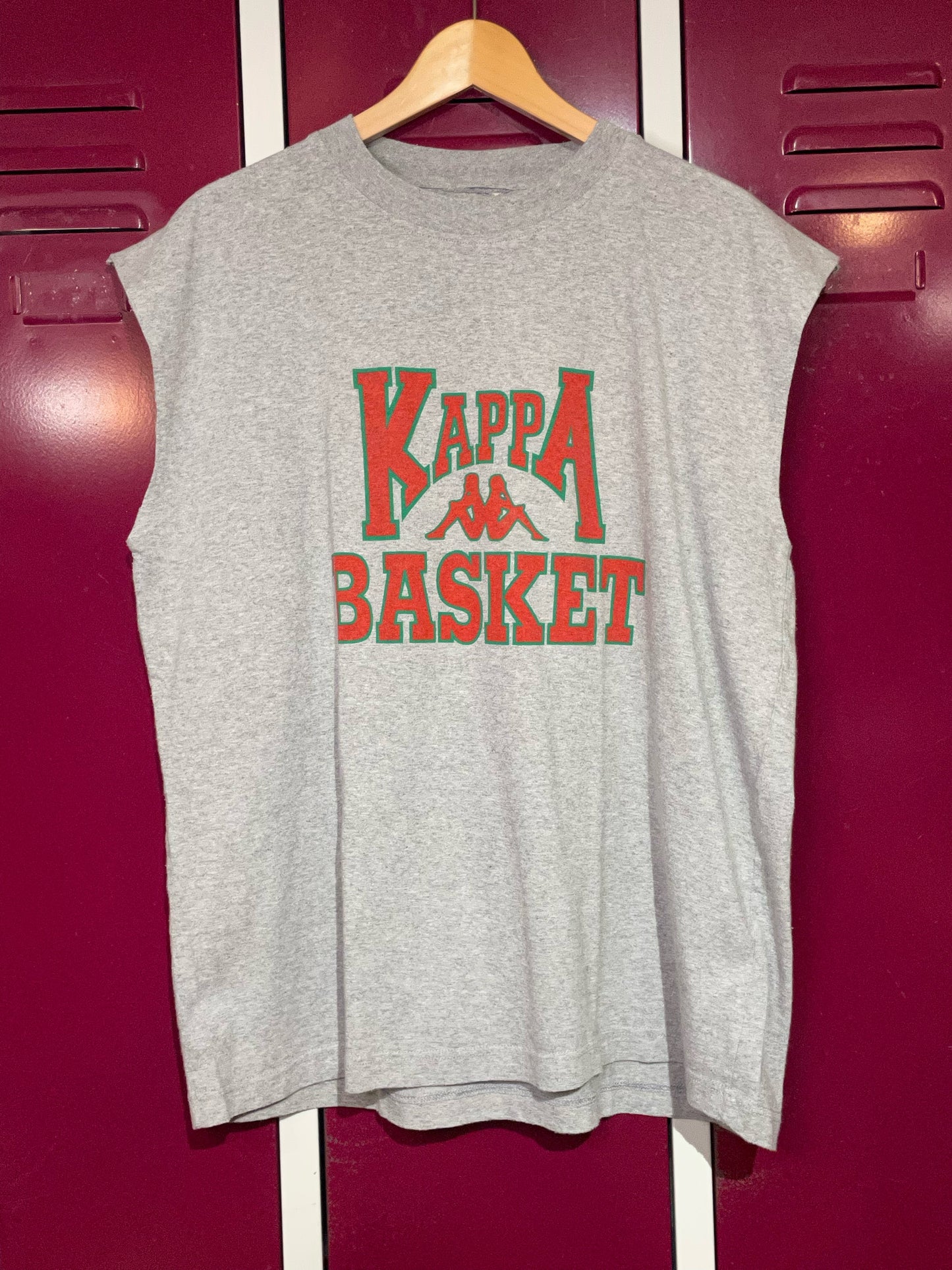 VINTAGE 90s KAPPA BASKETBALL T-SHIRT  SZ: L