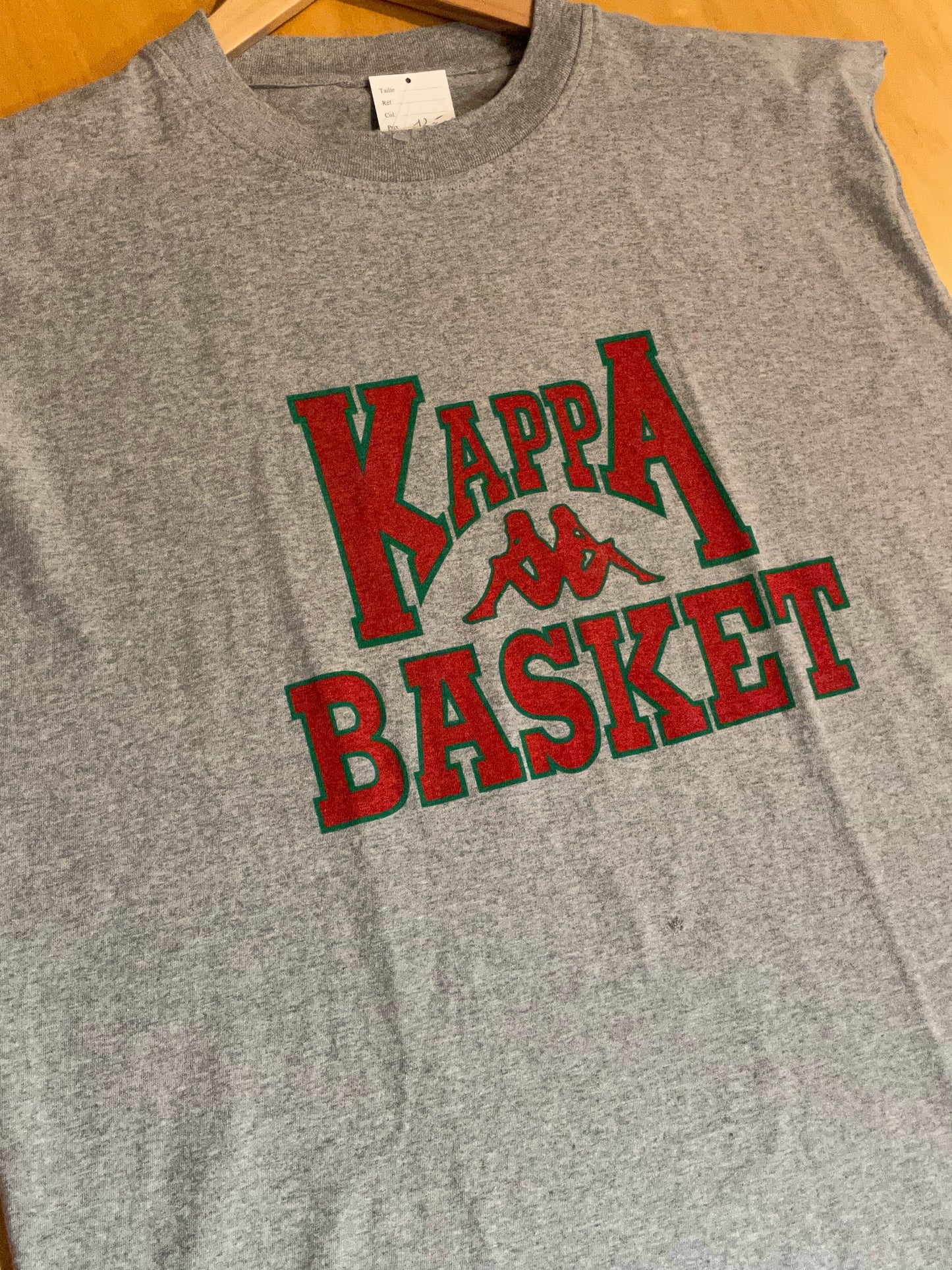 VINTAGE 90s KAPPA BASKETBALL T-SHIRT  SZ: L