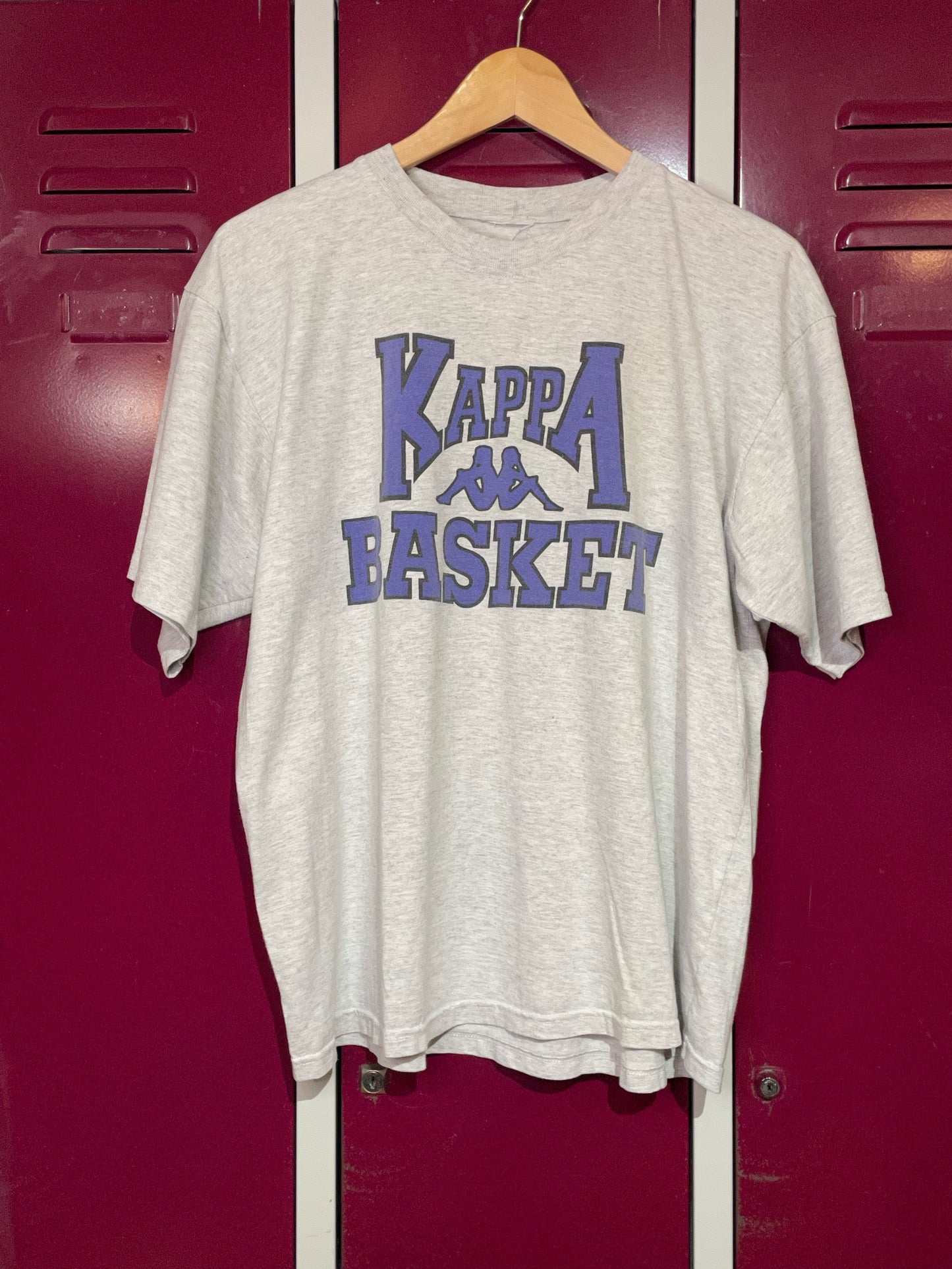 VINTAGE 90s KAPPA BASKETBALL T-SHIRT SZ: M