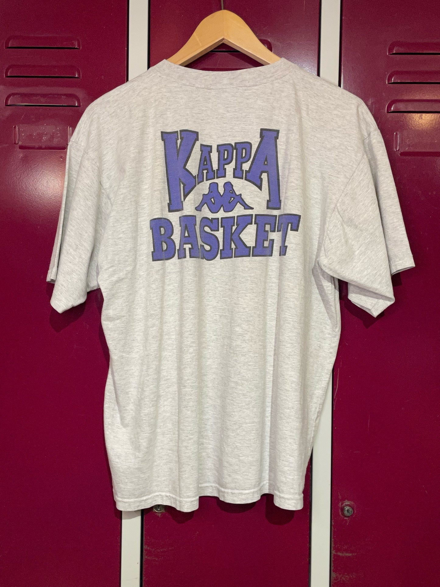 VINTAGE 90s KAPPA BASKETBALL T-SHIRT SZ: M