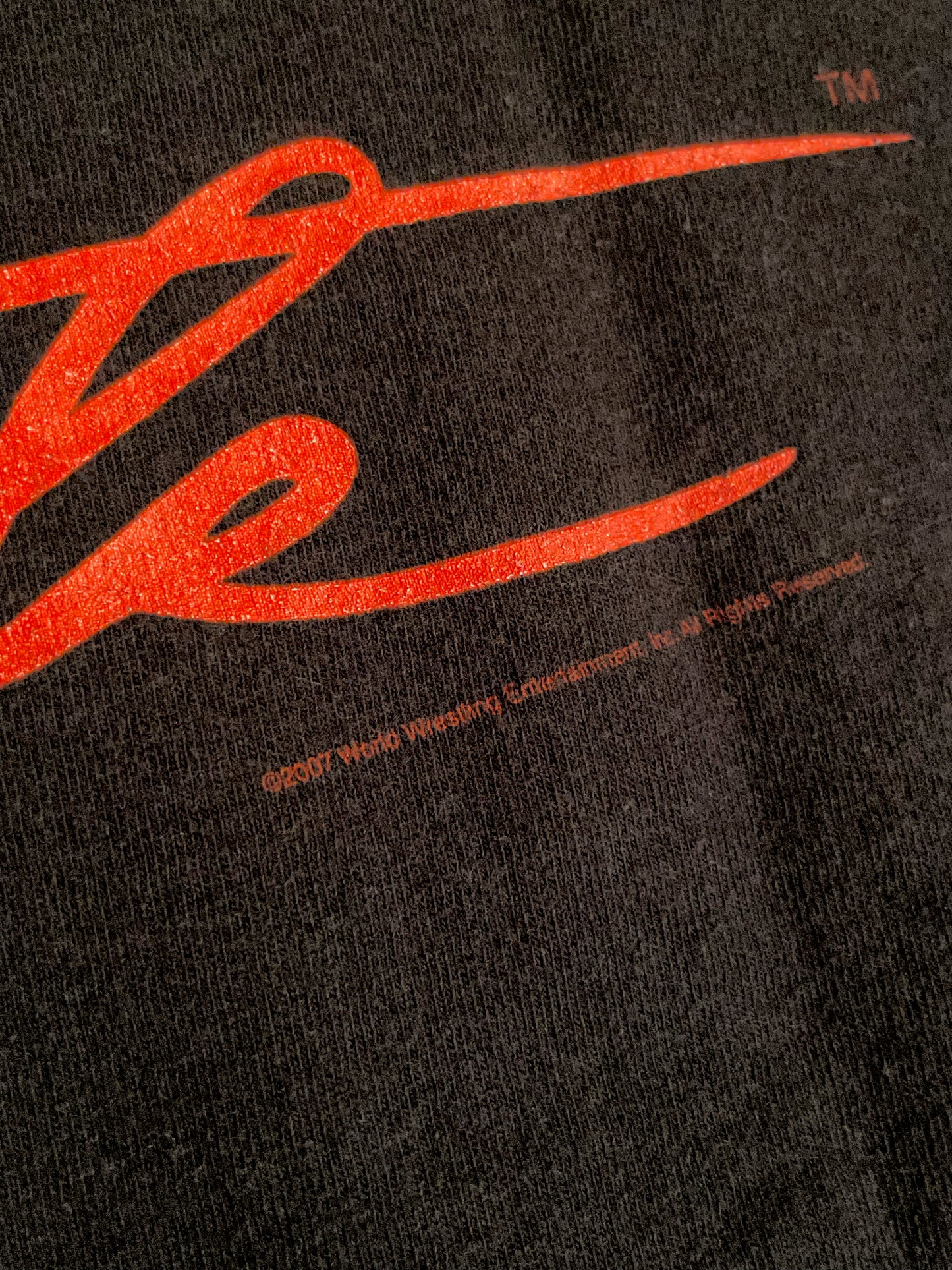 WWE DAVID BATISTA SIGNATURE 2007 T-SHIRT SZ: S