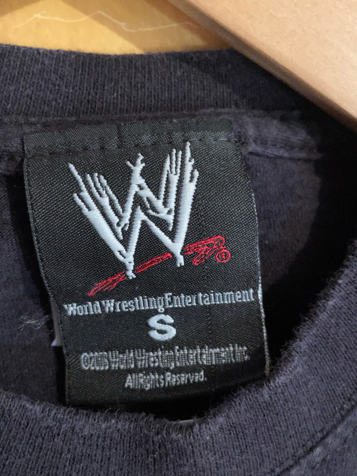 WWE DAVID BATISTA SIGNATURE 2007 T-SHIRT SZ: S