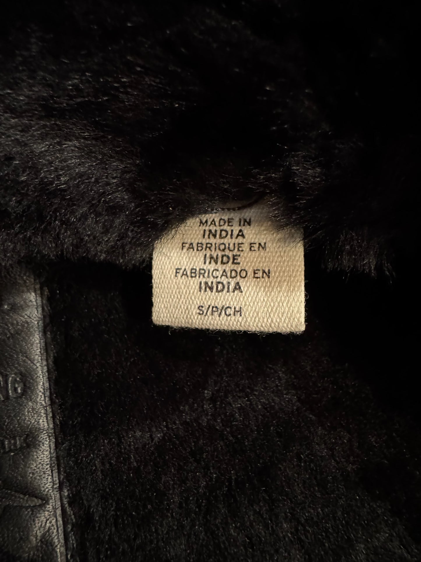LEVI'S SHEEPSKIN LEATHER TRUCKER JACKET SZ: S
