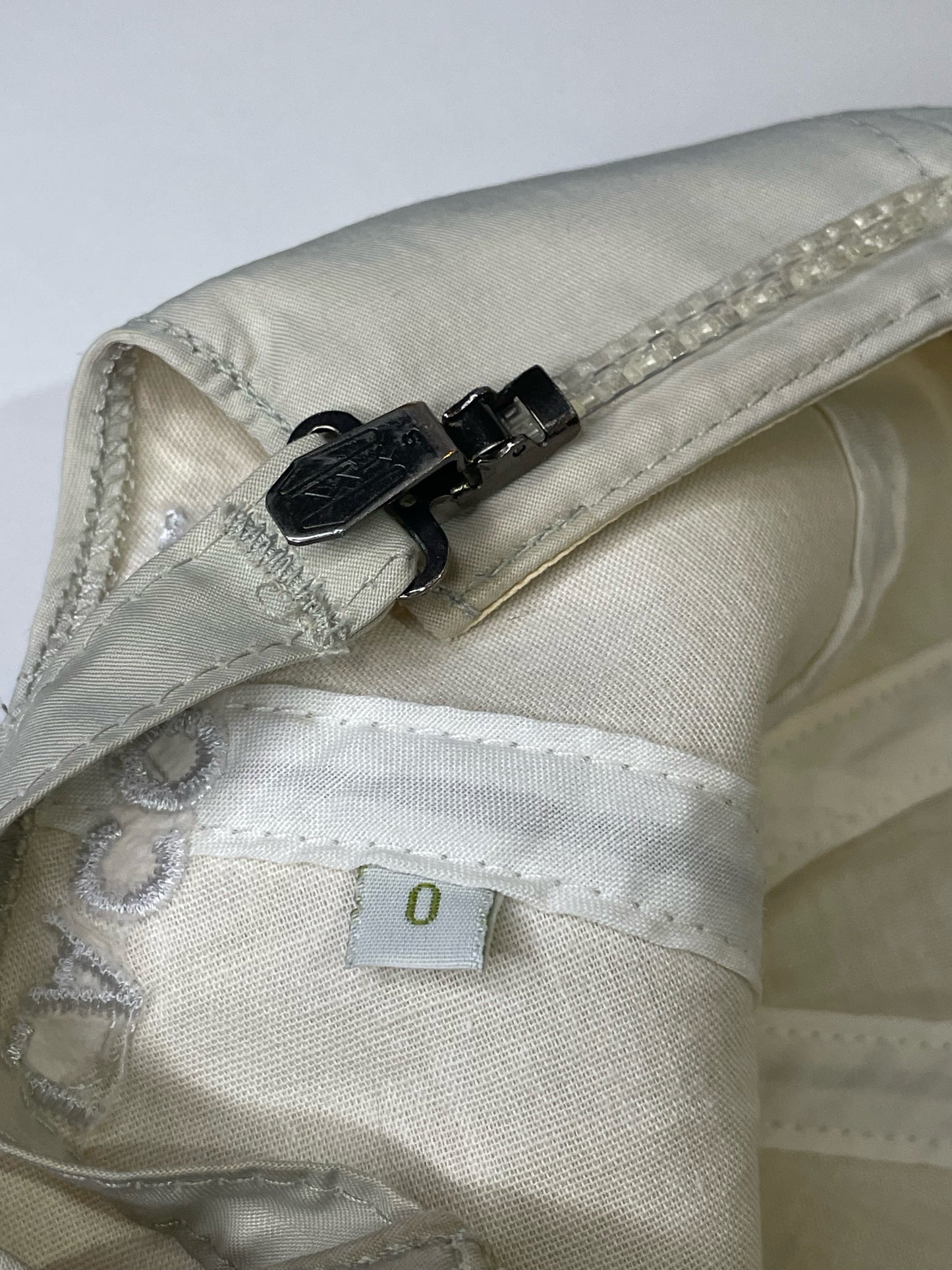 LACOSTE 6 PANEL MID 2000s SLIDEBACK CAP HAT SZ: 0