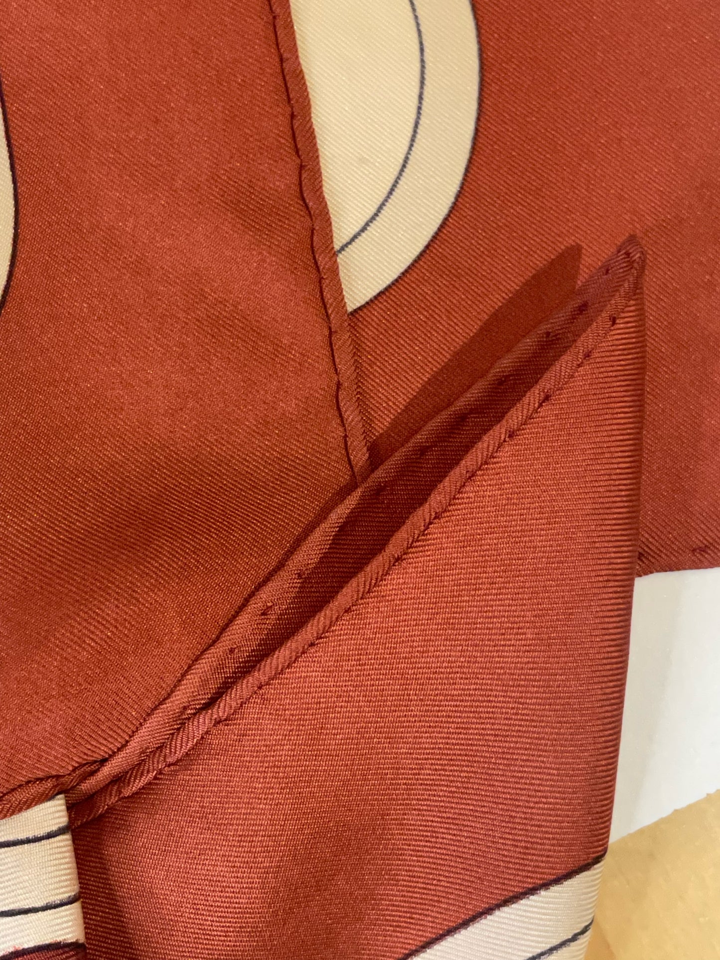 VINTAGE CARTIER "MUST DE CARTIER" EQUESTRIAN SCARF