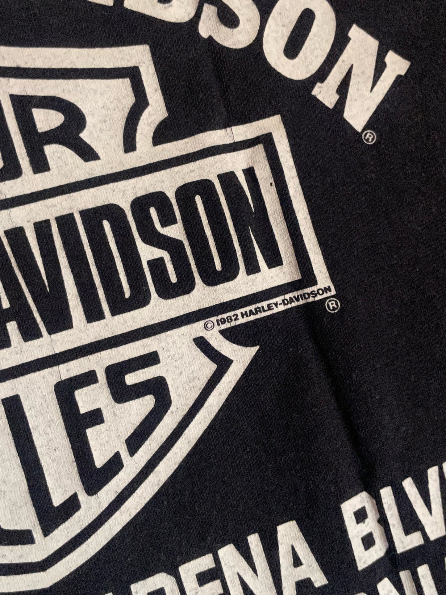 VINTAGE 1991 BALD EAGLE HARLEY DAVIDSON MOTOR CYCLES T-SHIRT  SZ: L