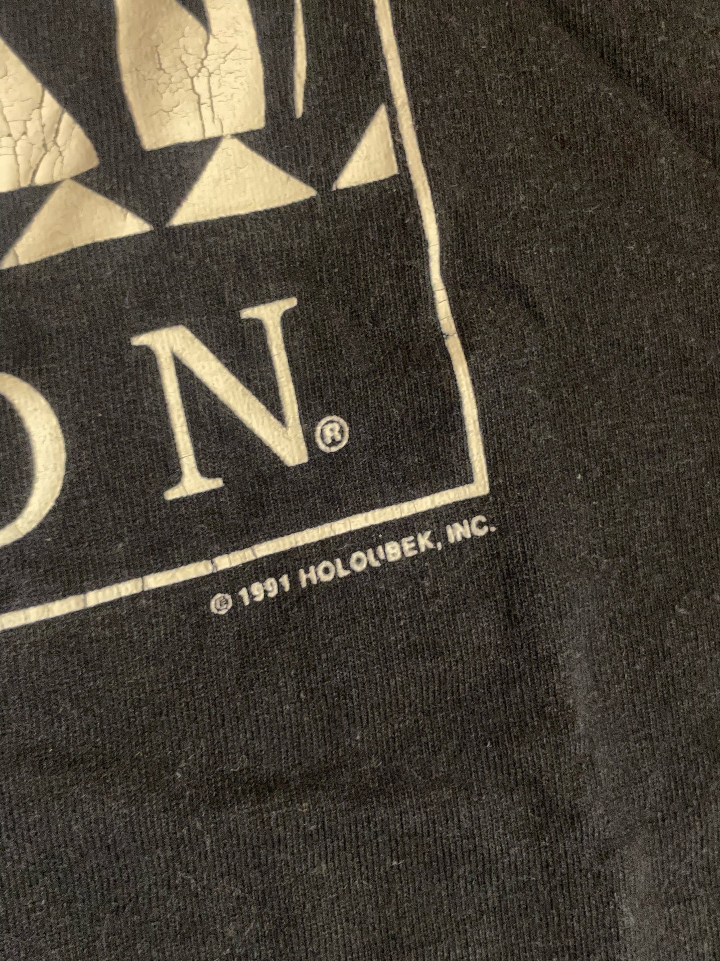 VINTAGE 1991 BALD EAGLE HARLEY DAVIDSON MOTOR CYCLES T-SHIRT  SZ: L