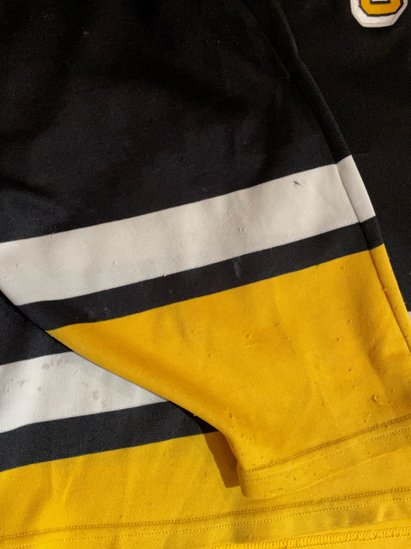 VINTAGE BAUER PTTSBURGH PENGUINS NHL HOCKEY JERSEY SZ: L/XL