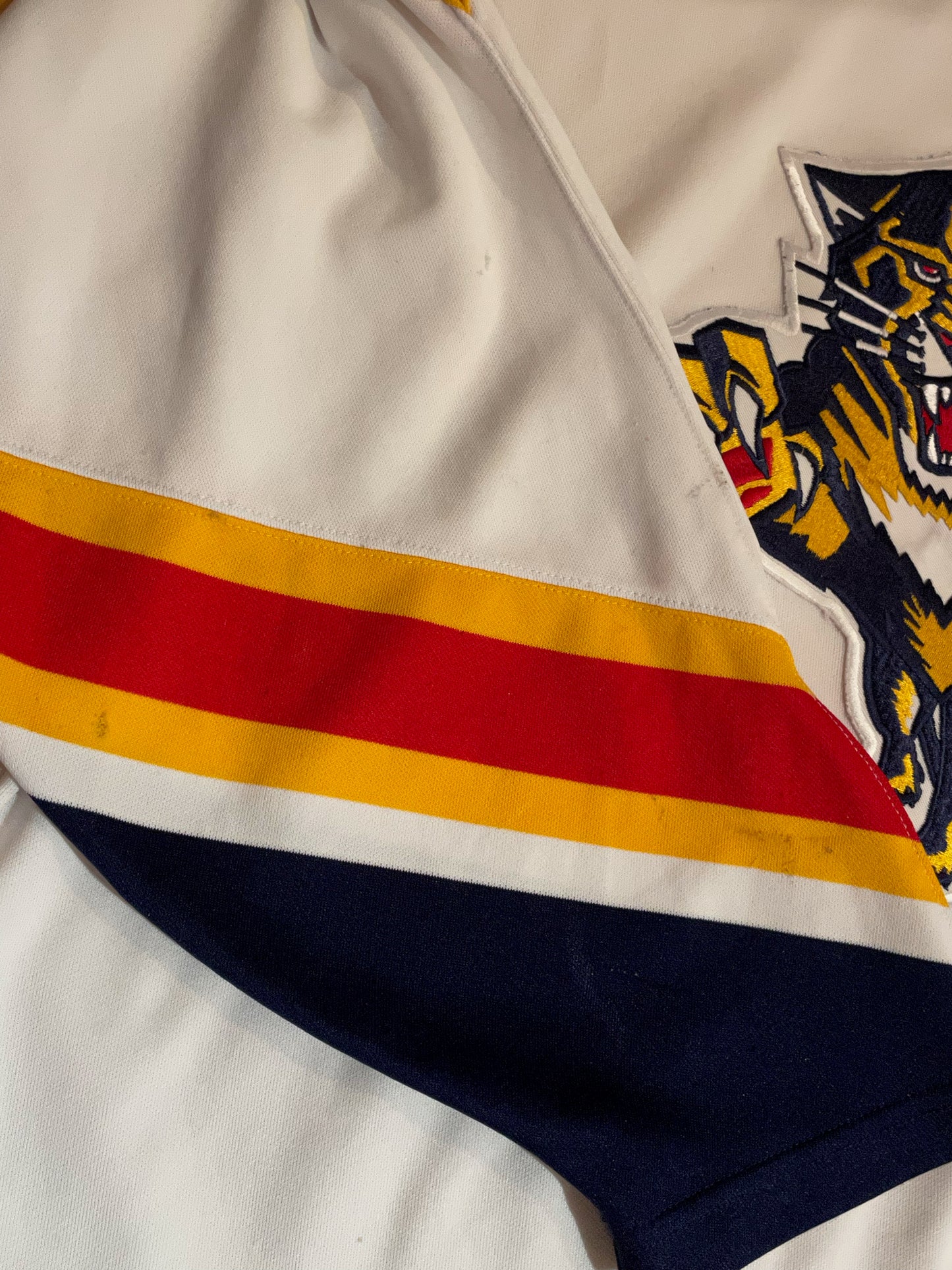 VINTAGE 90s CCM FLORIDA PANTHERS NHL HOCKEY JERSEY SZ: XL