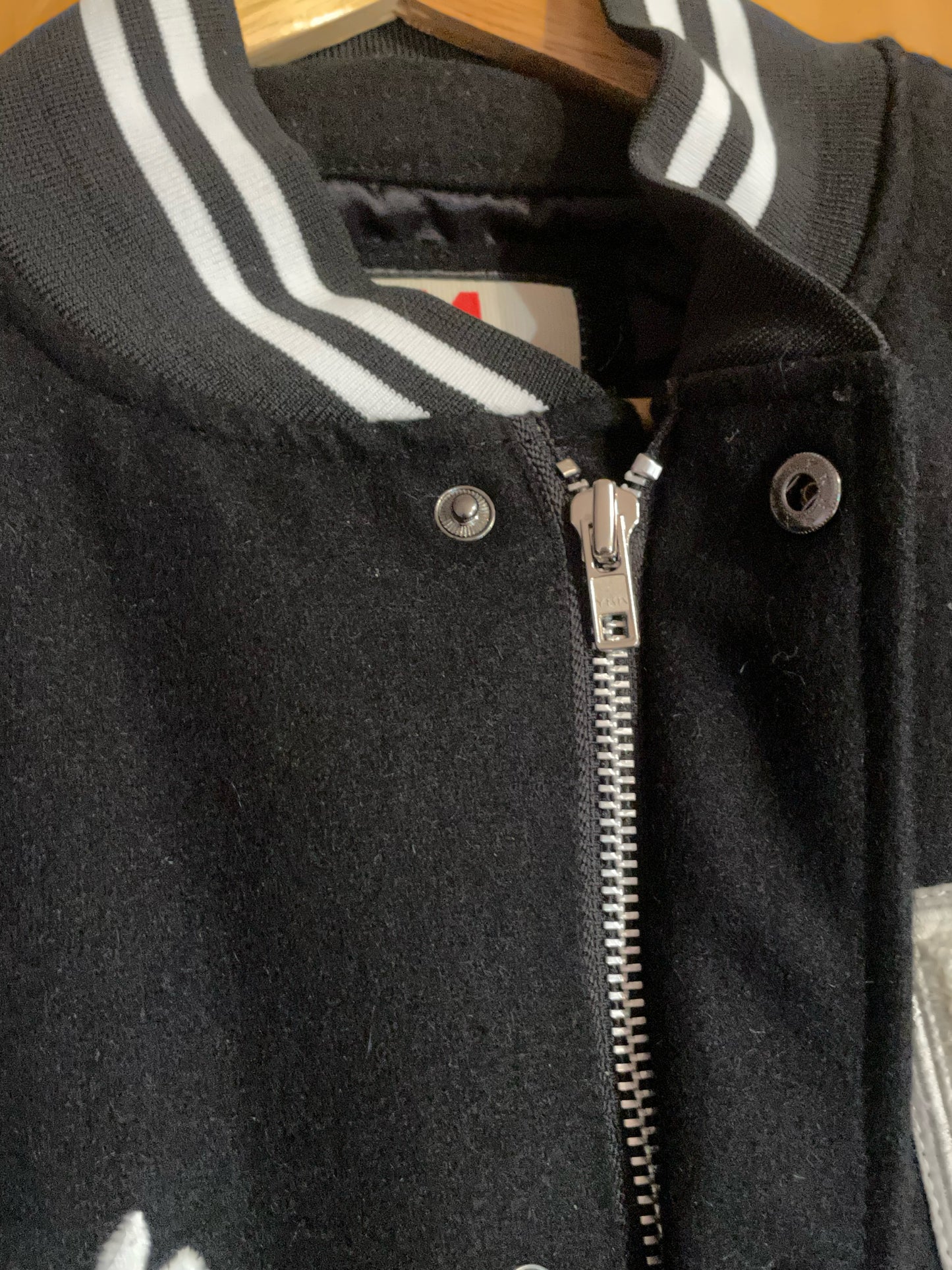 THE FIRST REAL BRAND BRAND NEW VARSITY JACKET SZ: L