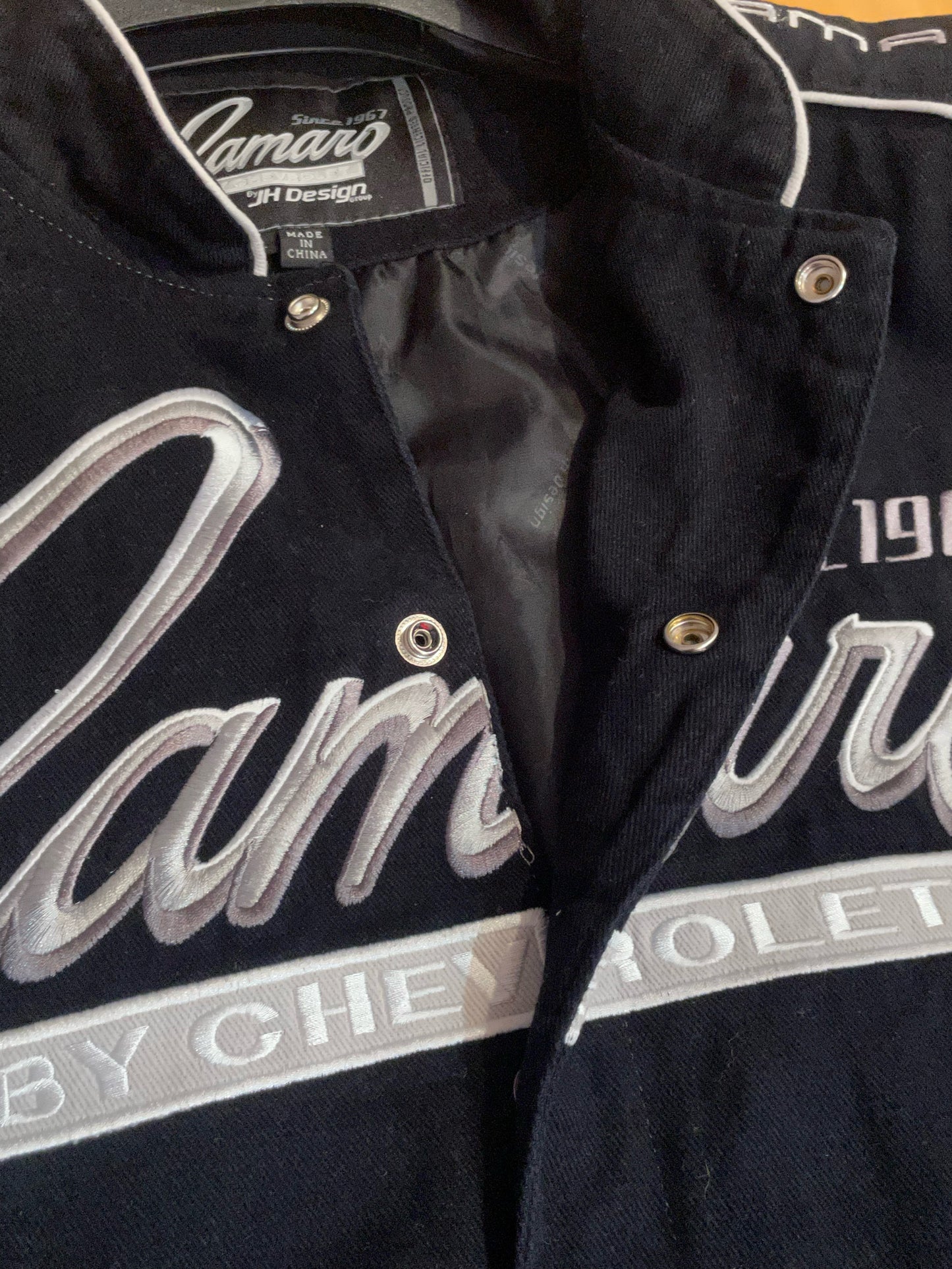 CHEVROLET CAMARO RACING EMBROIDERED JH DESIGN JACKET SZ: XL