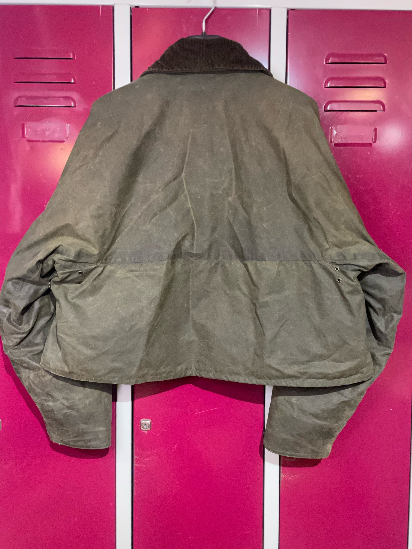 VINTAGE 80s HOUSE OF HARDY HARDY'S FLY-FISHING WAXED JACKET SZ: L