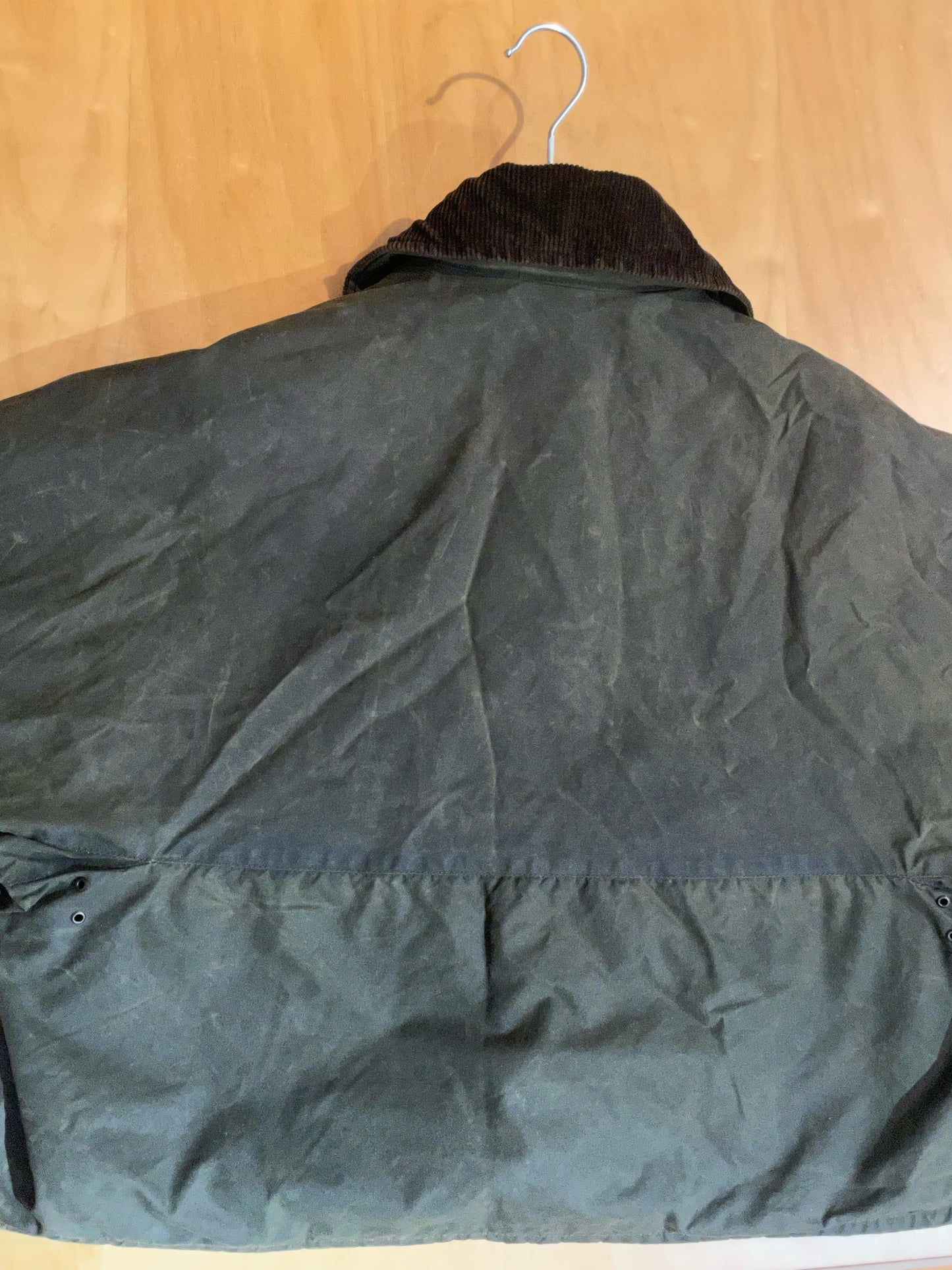VINTAGE 80s HOUSE OF HARDY HARDY'S FLY-FISHING WAXED JACKET SZ: L